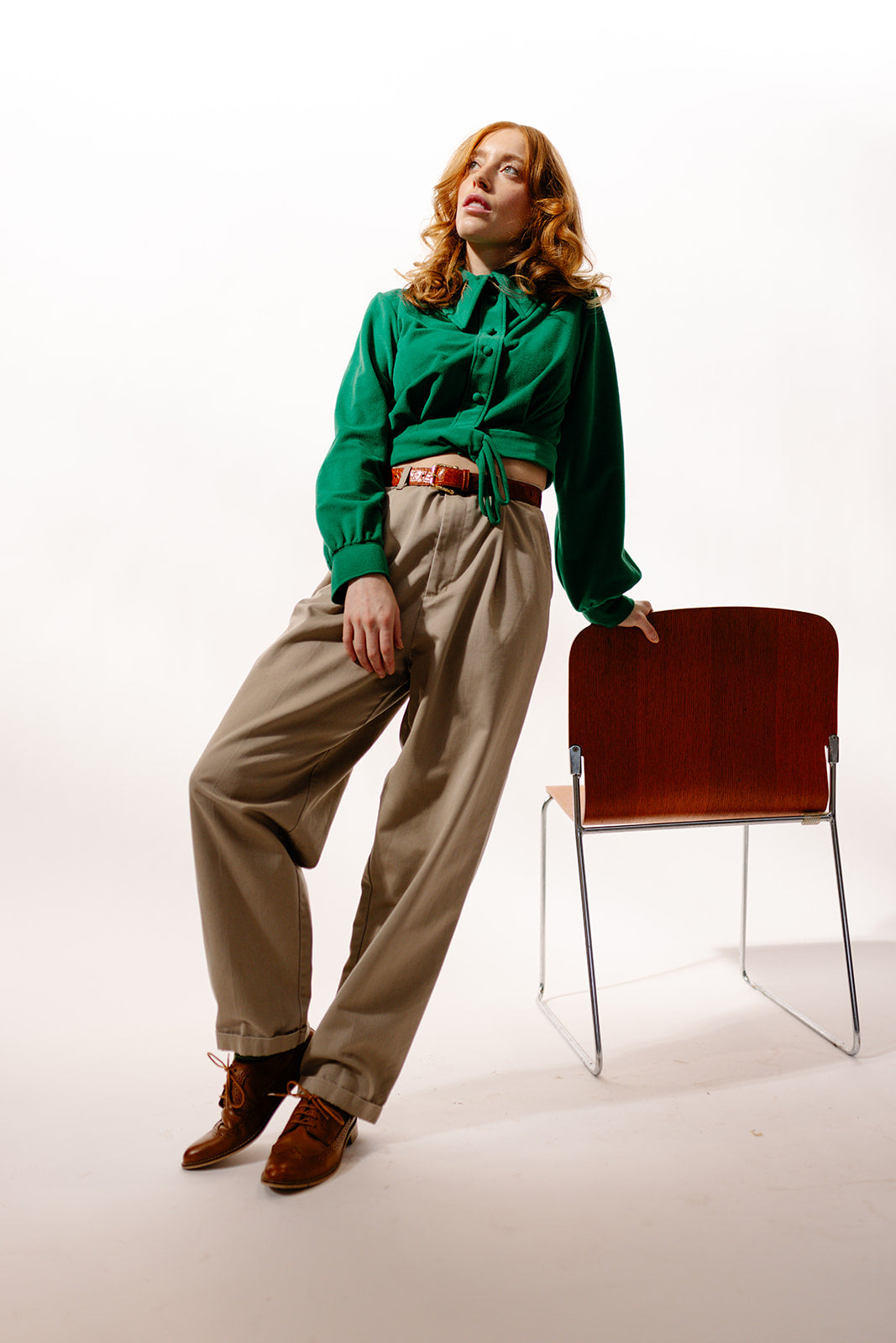 Maman baggy khaki pants