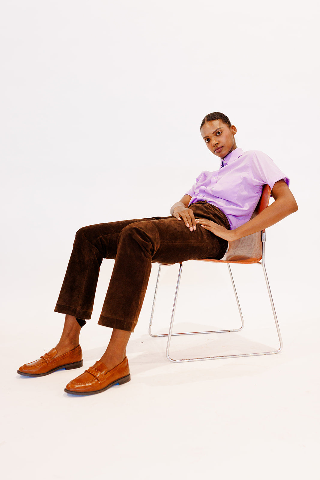 Lord & Taylor brown suede pants