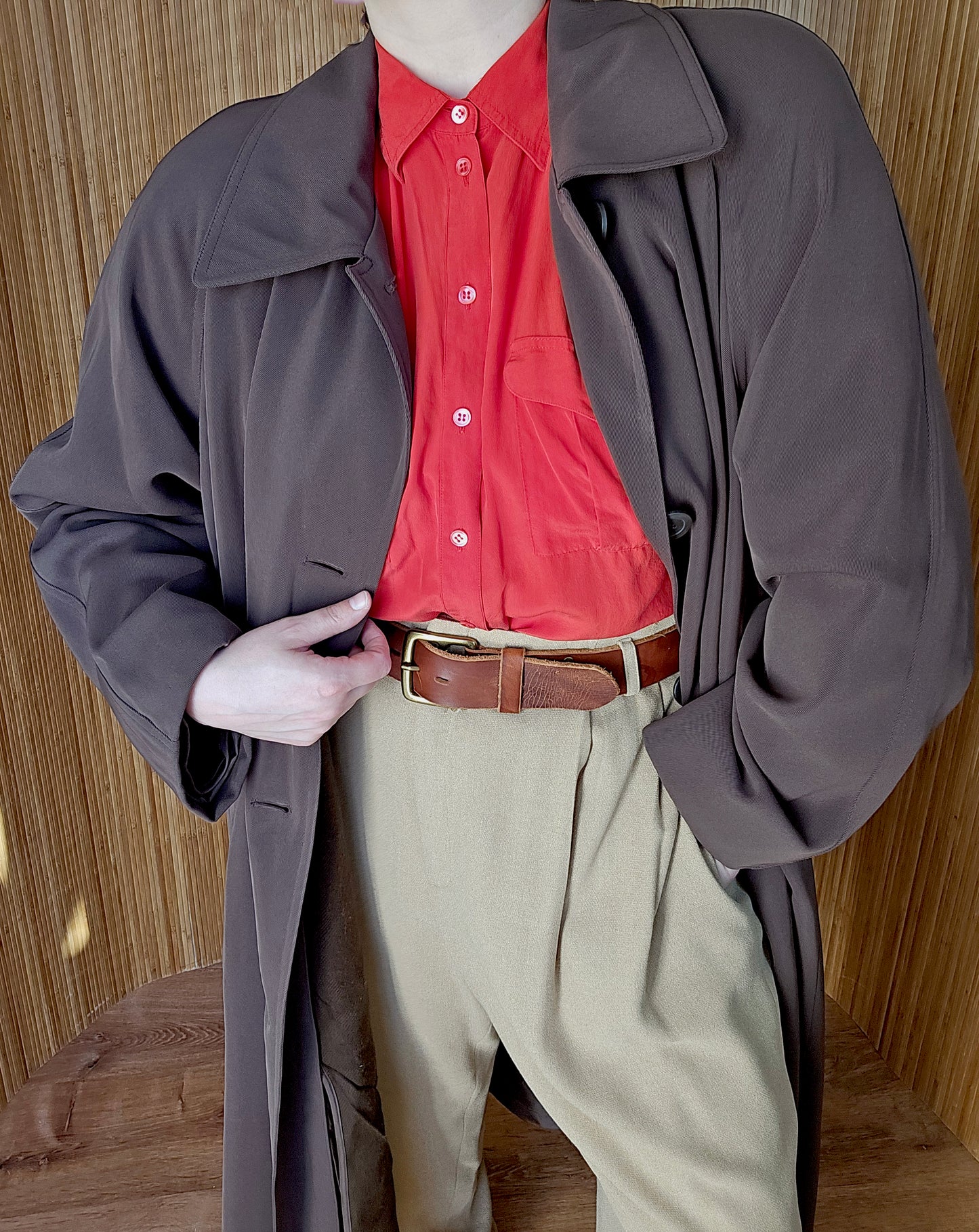Venezia brown trench