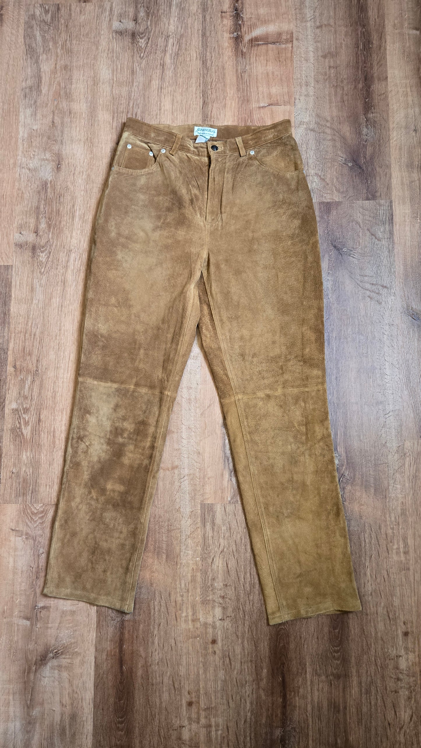St. John's Bay camel suede pants