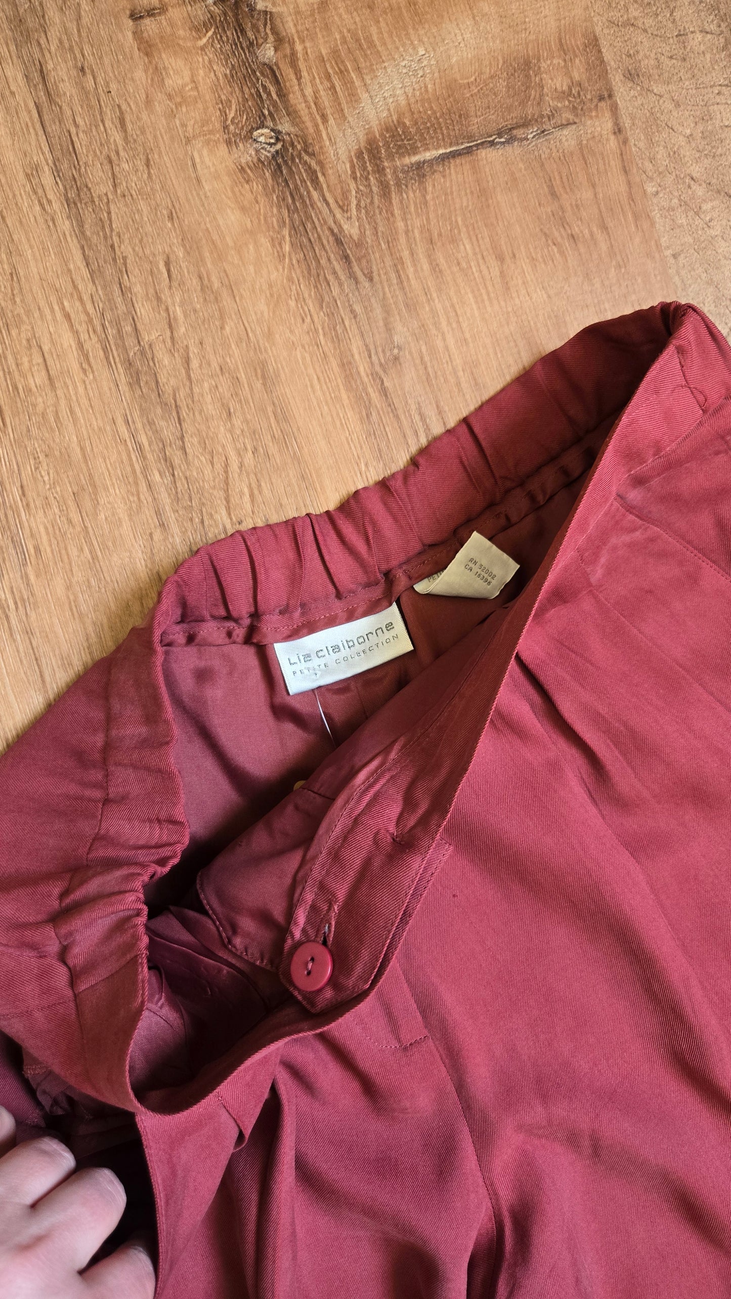 Liz Claiborne sheen mauve pants