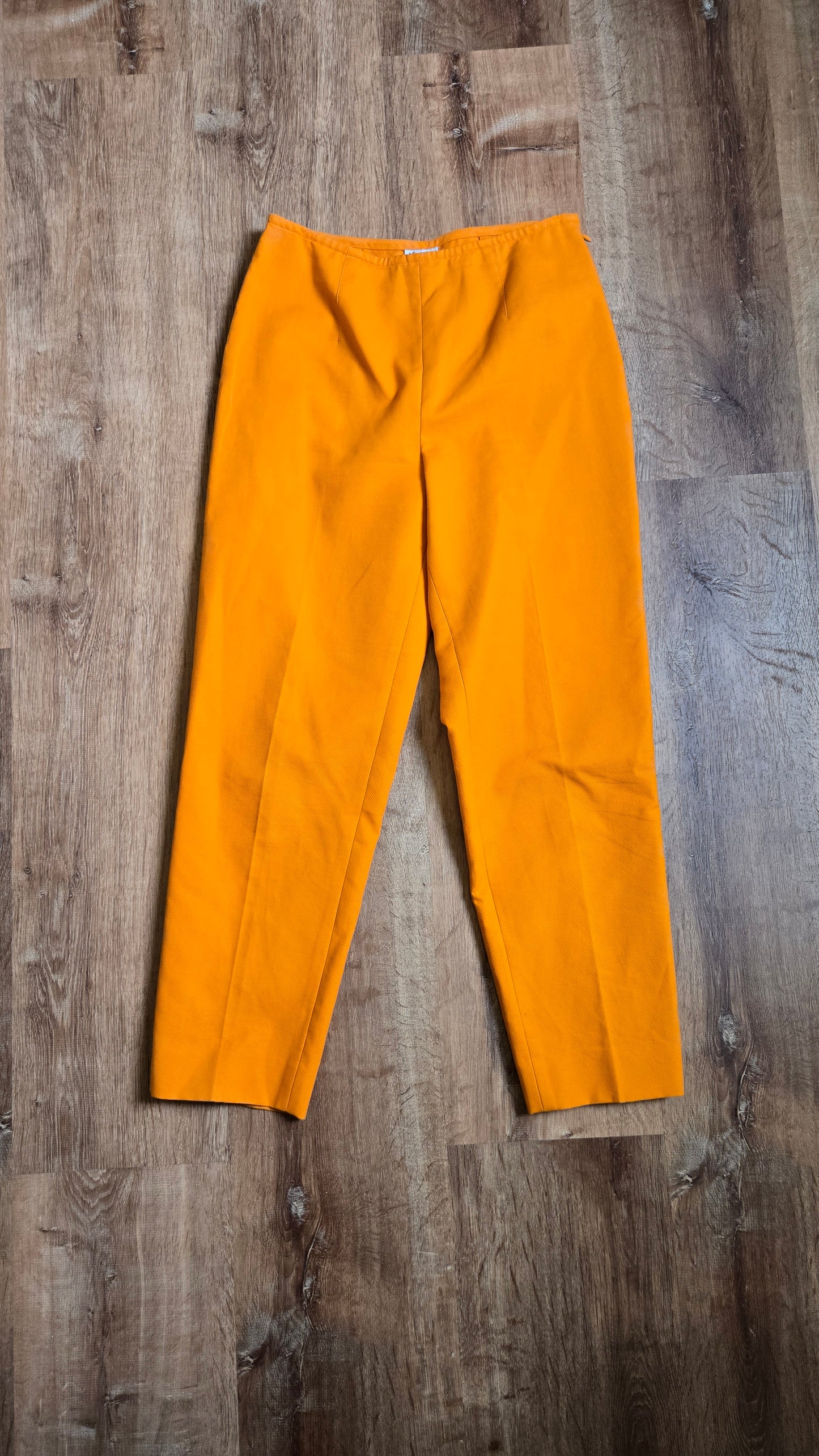 Ann Taylor Loft orange textured pants
