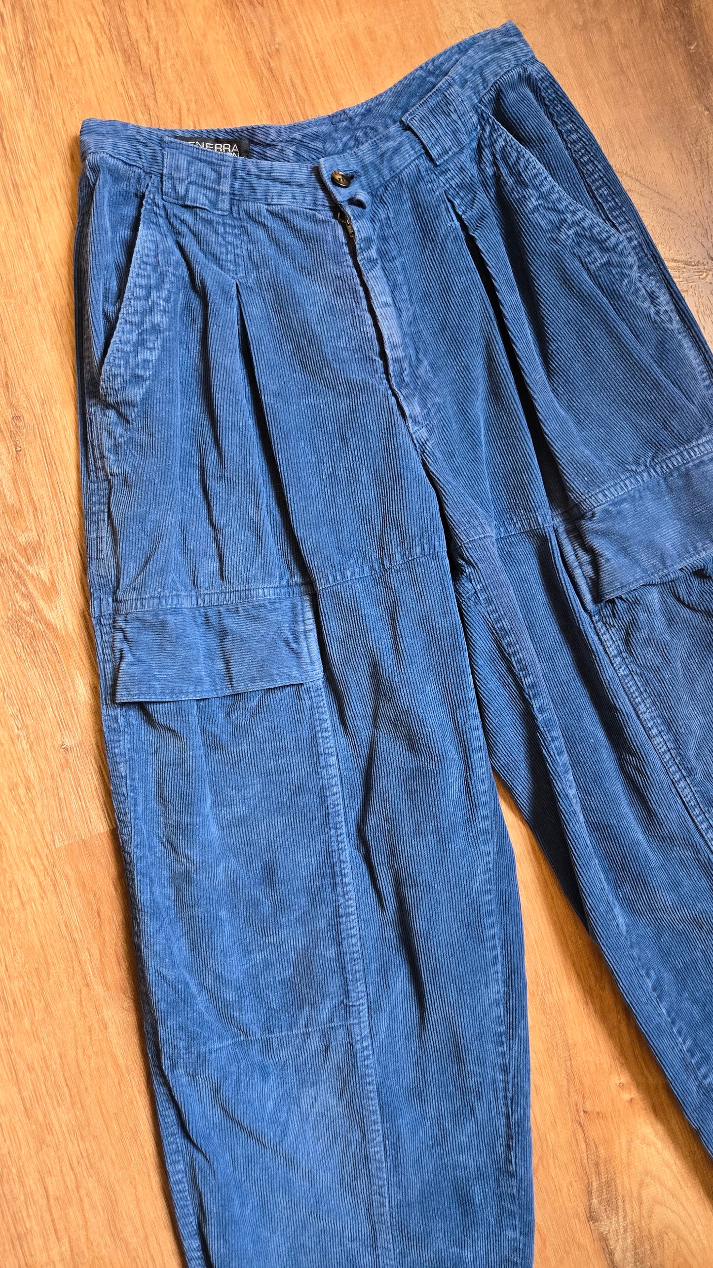 Generra dark periwinkle corduroy cargos