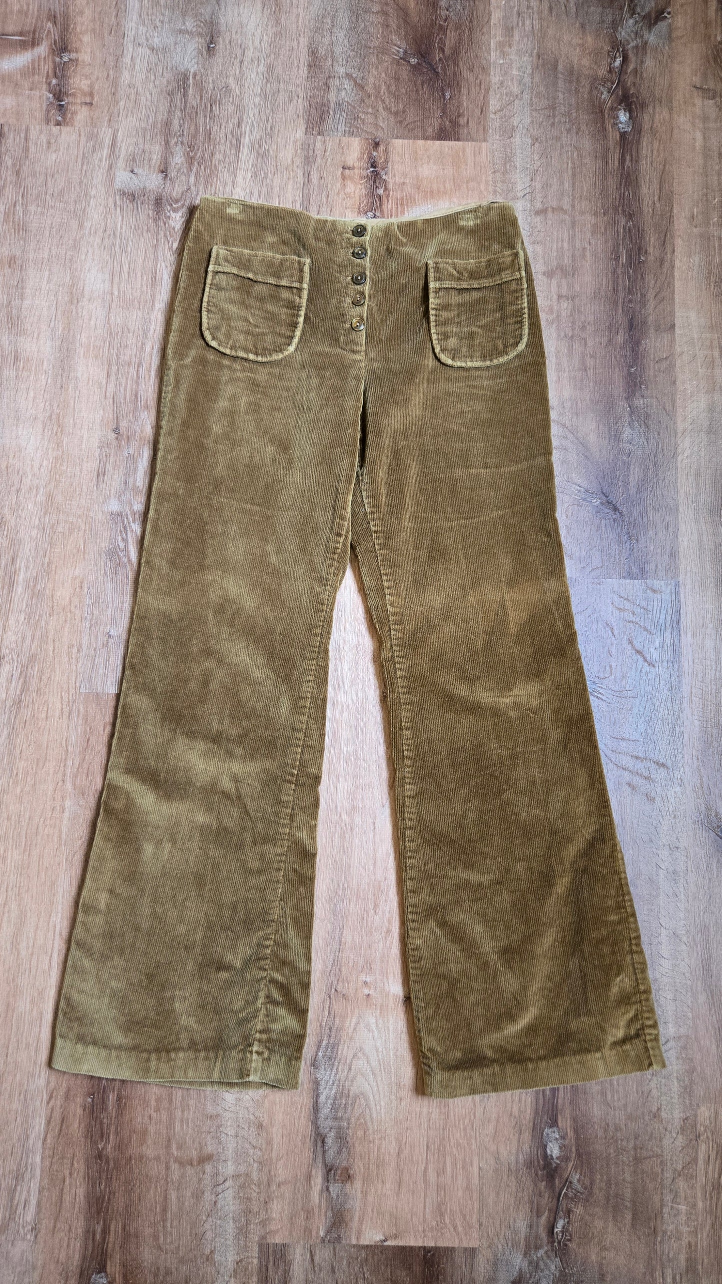 Mocha corduroy hippie flares