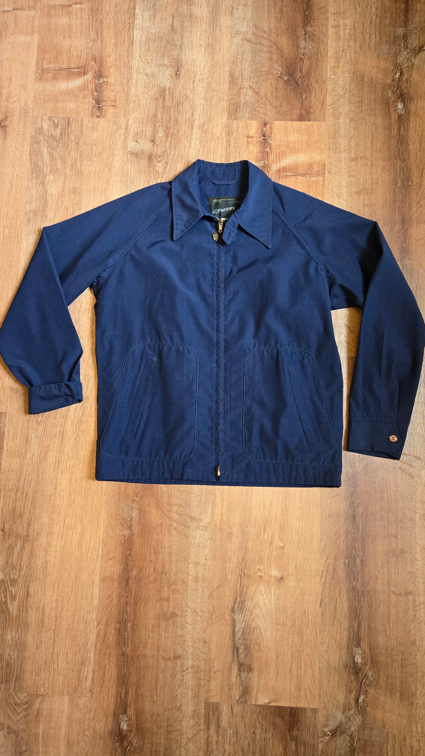 JCPenney navy utility jacket
