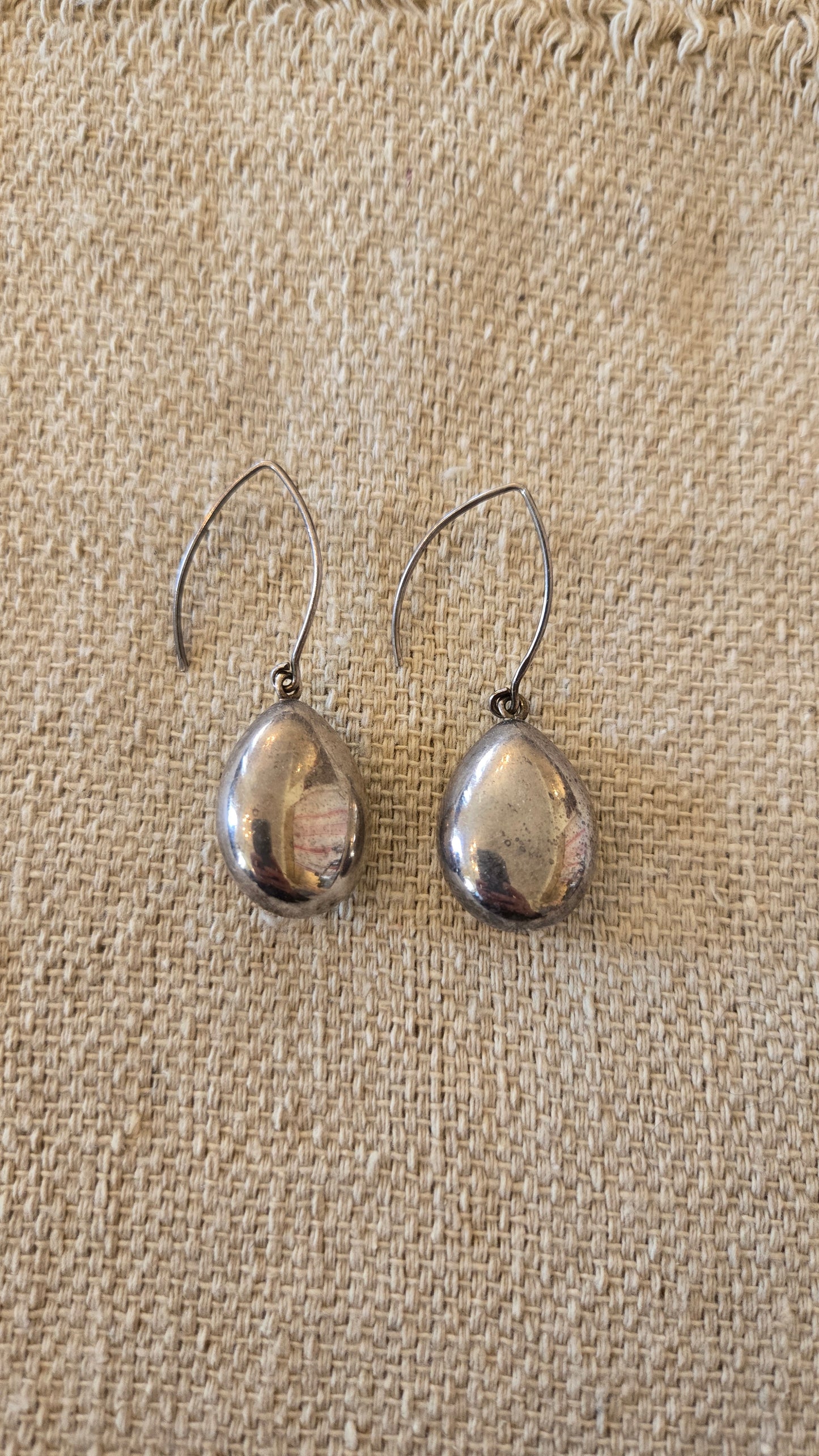 Sterling teardrop earrings