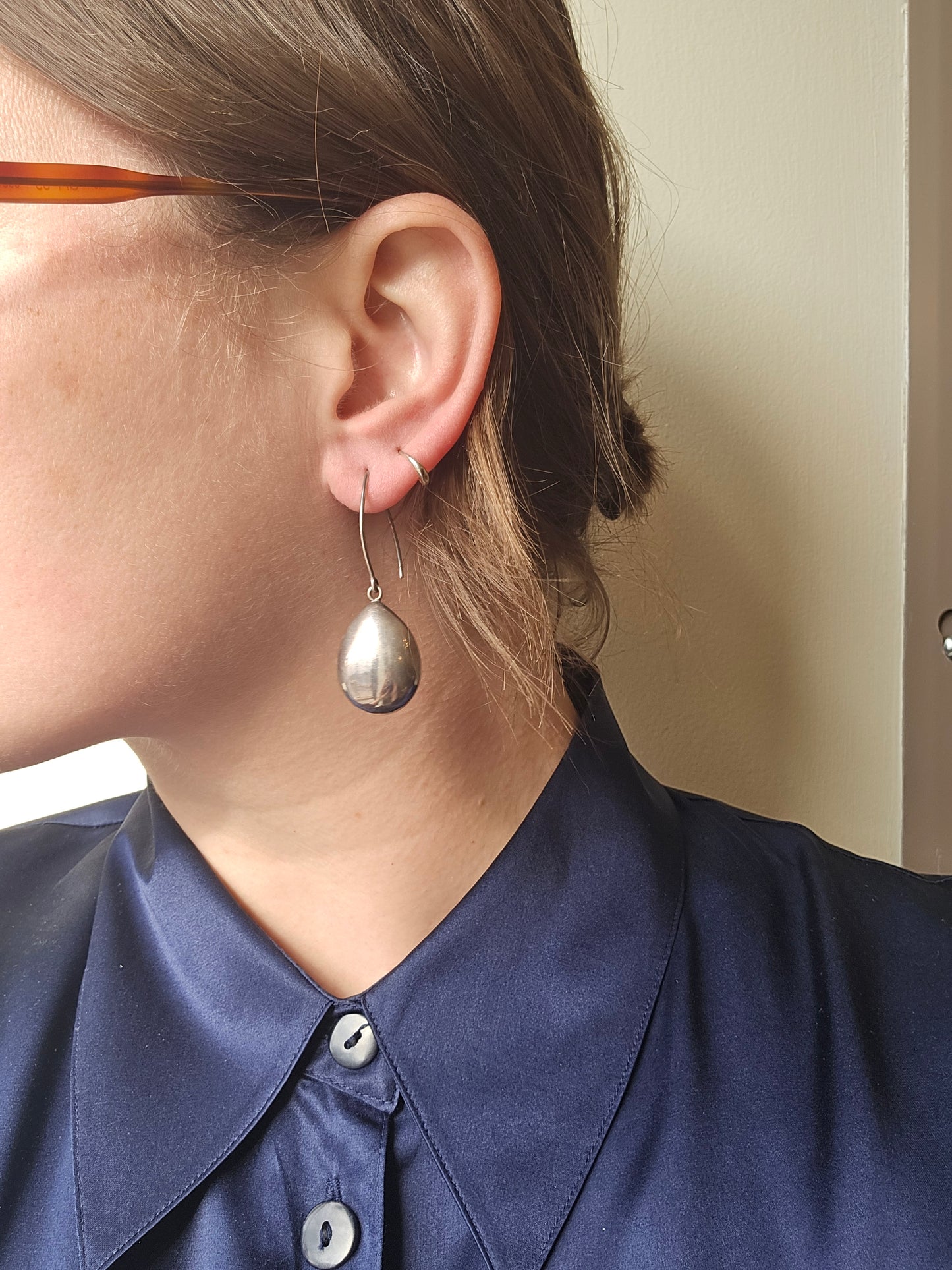 Sterling teardrop earrings