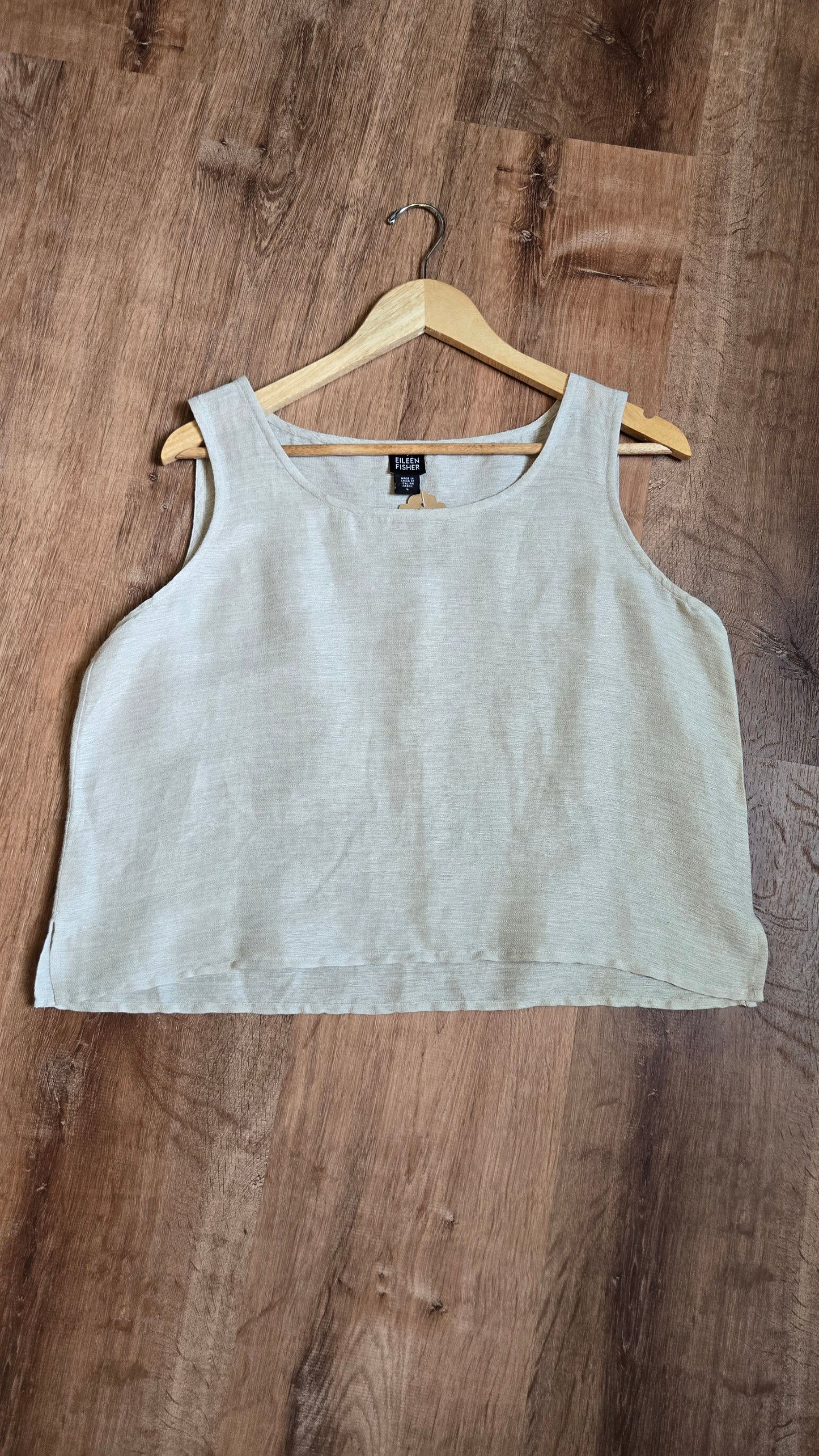 Eileen Fisher oatmeal tank