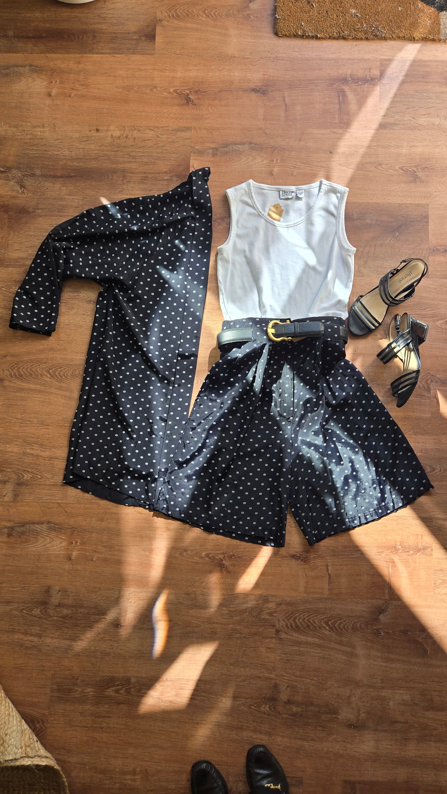 Dani Michaels polka dot jacket/short set!