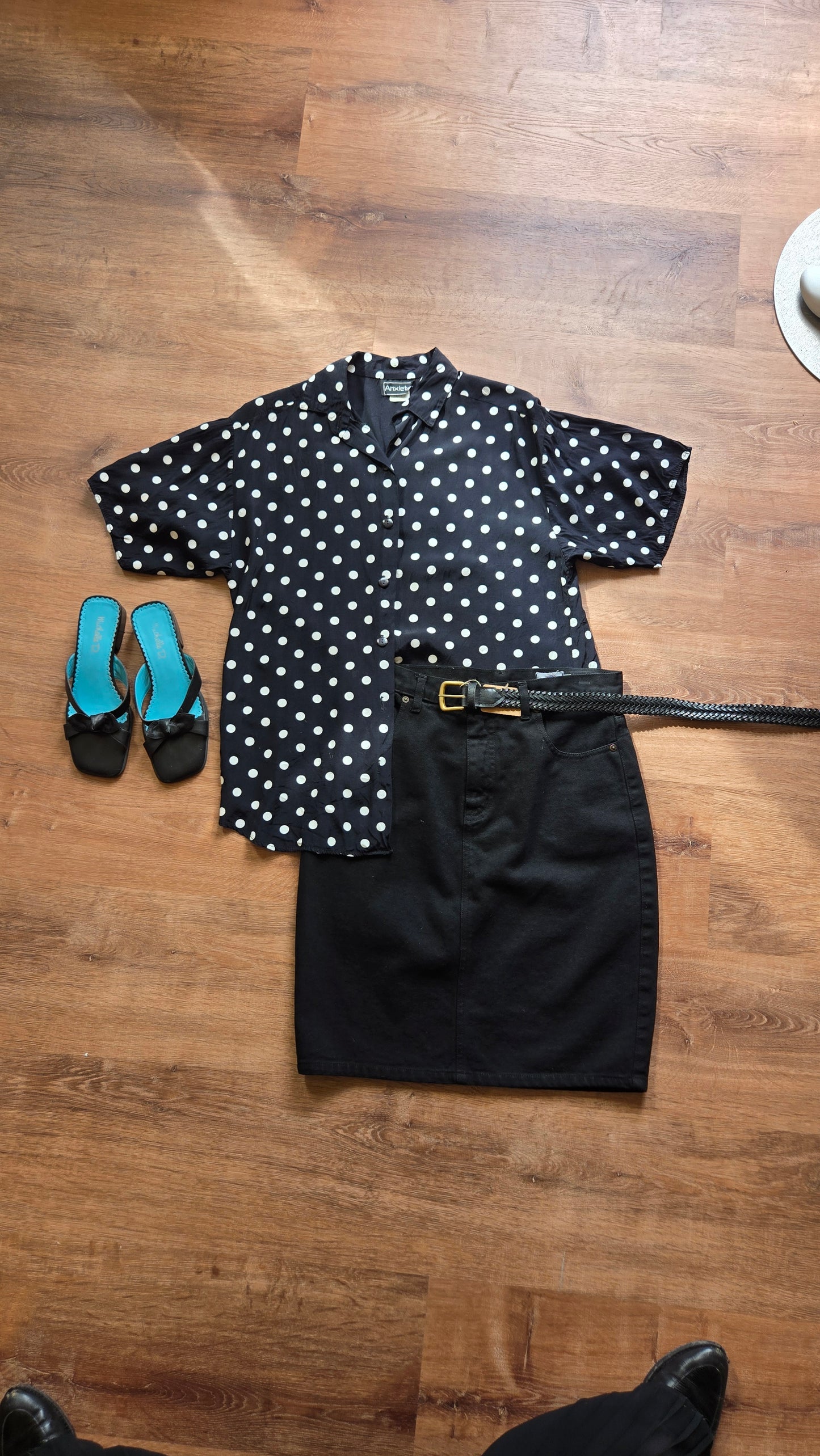 Anxiety polka dot shirt