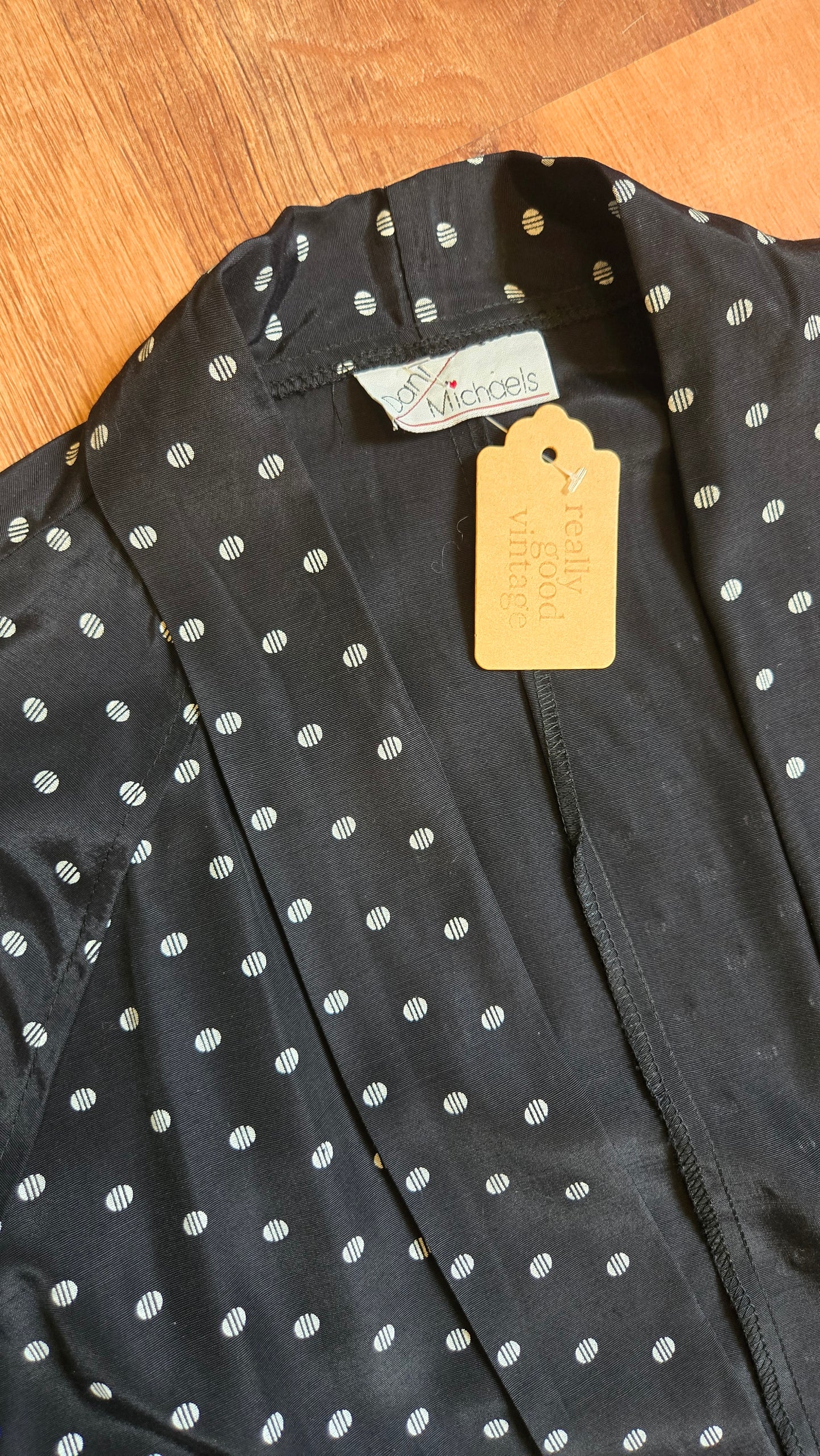 Dani Michaels polka dot jacket/short set!