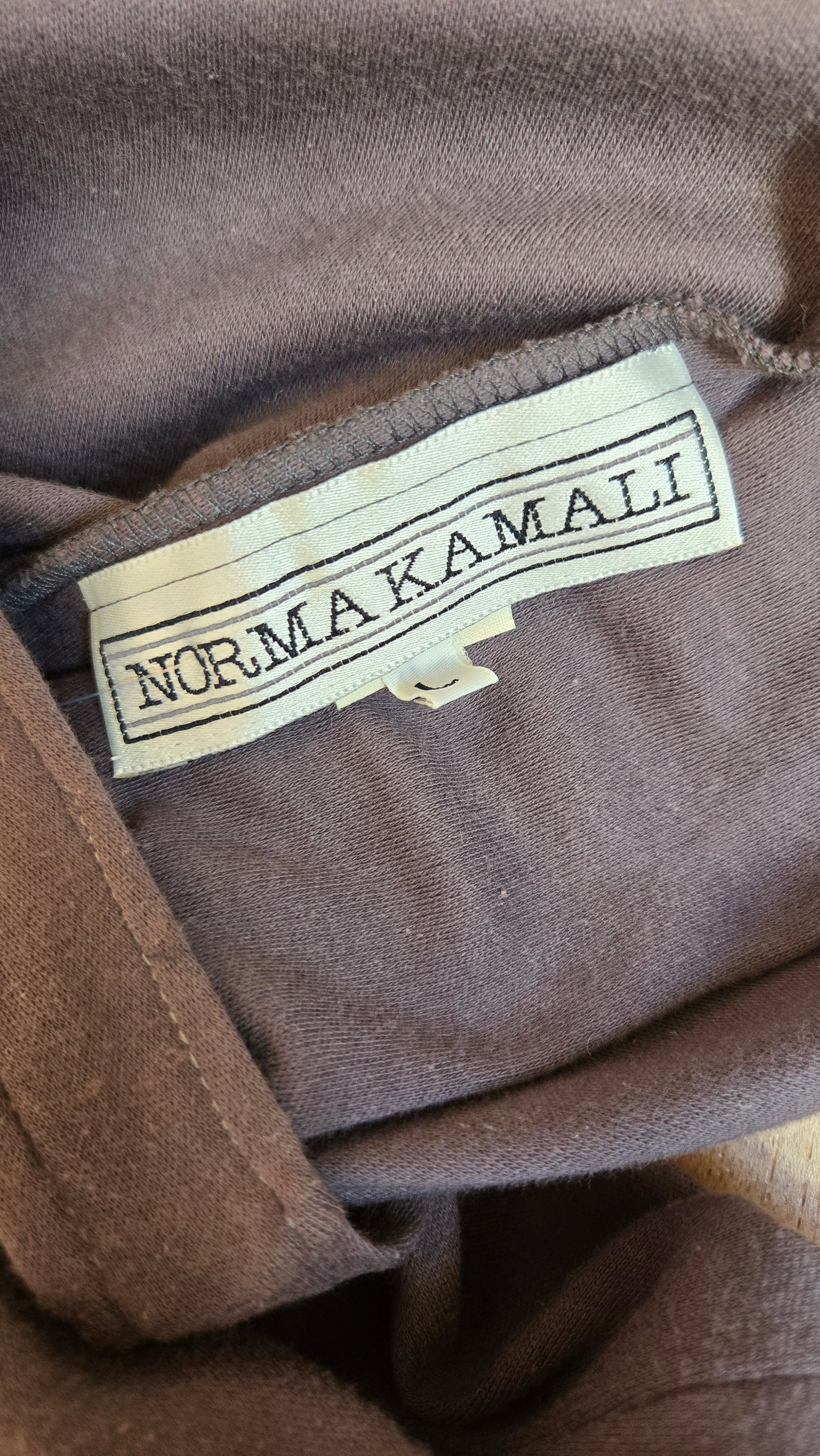 Norma Kamali grey tank dress
