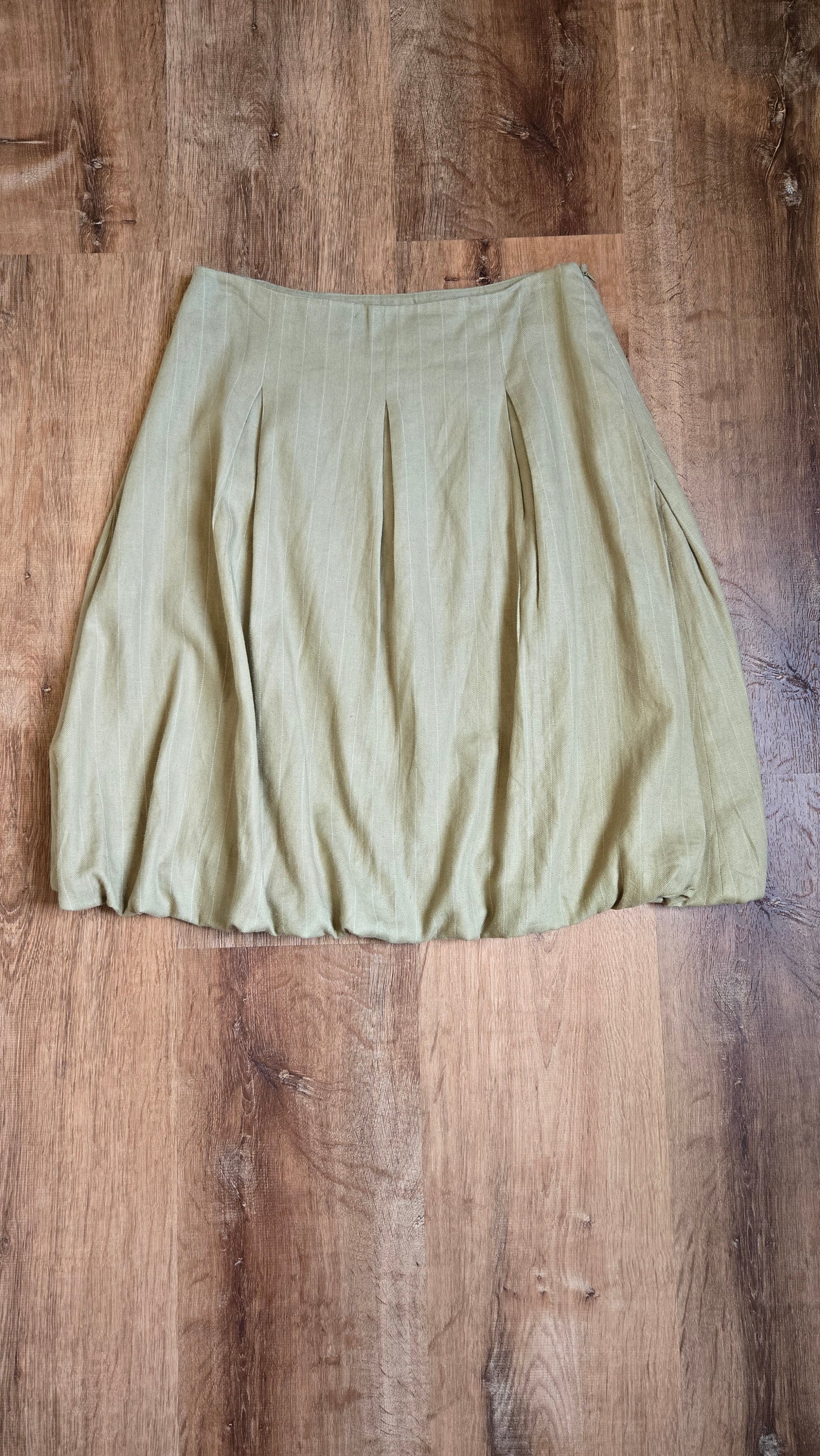Nicole Miller pinstripe bubble skirt