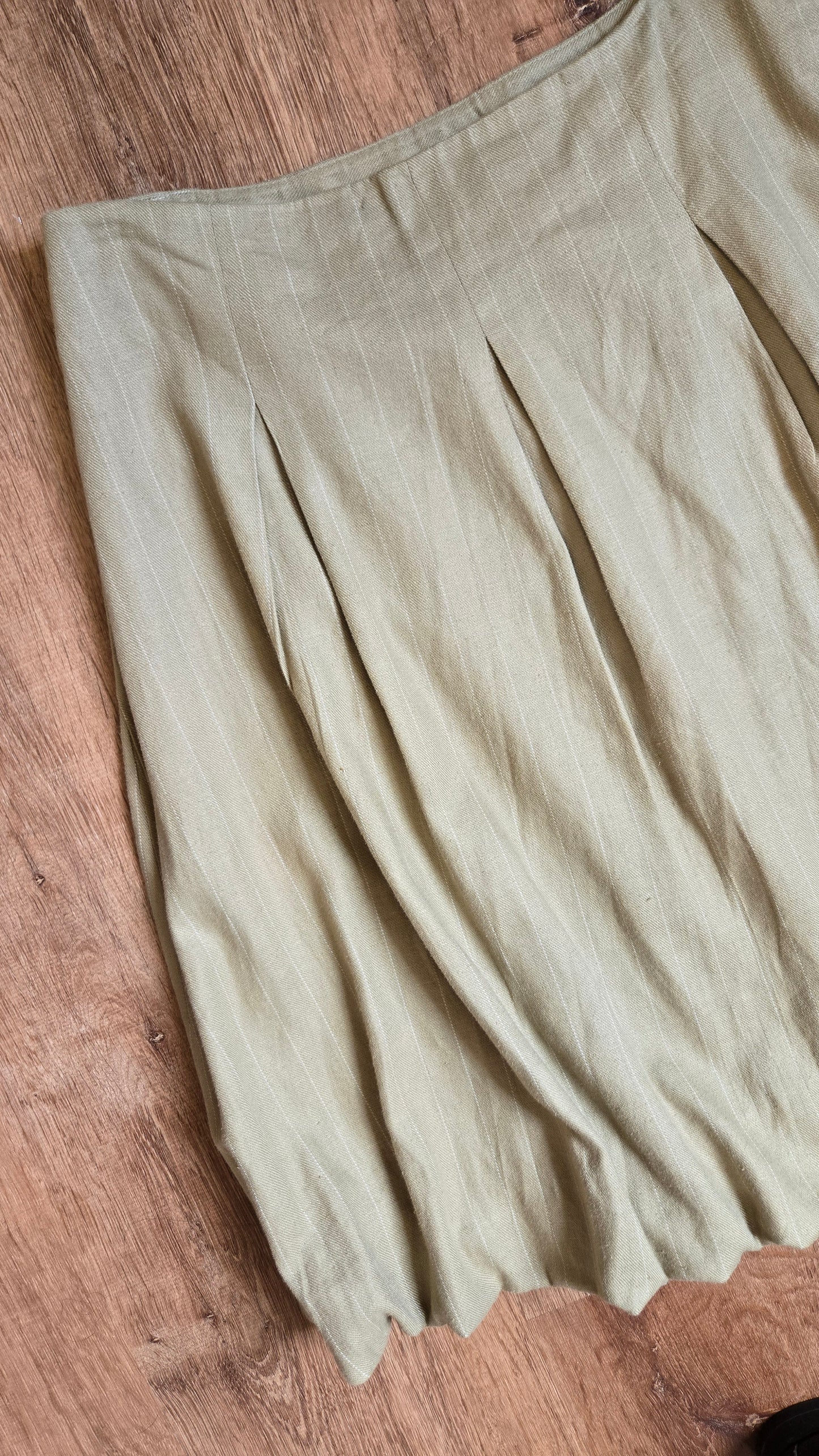 Nicole Miller pinstripe bubble skirt