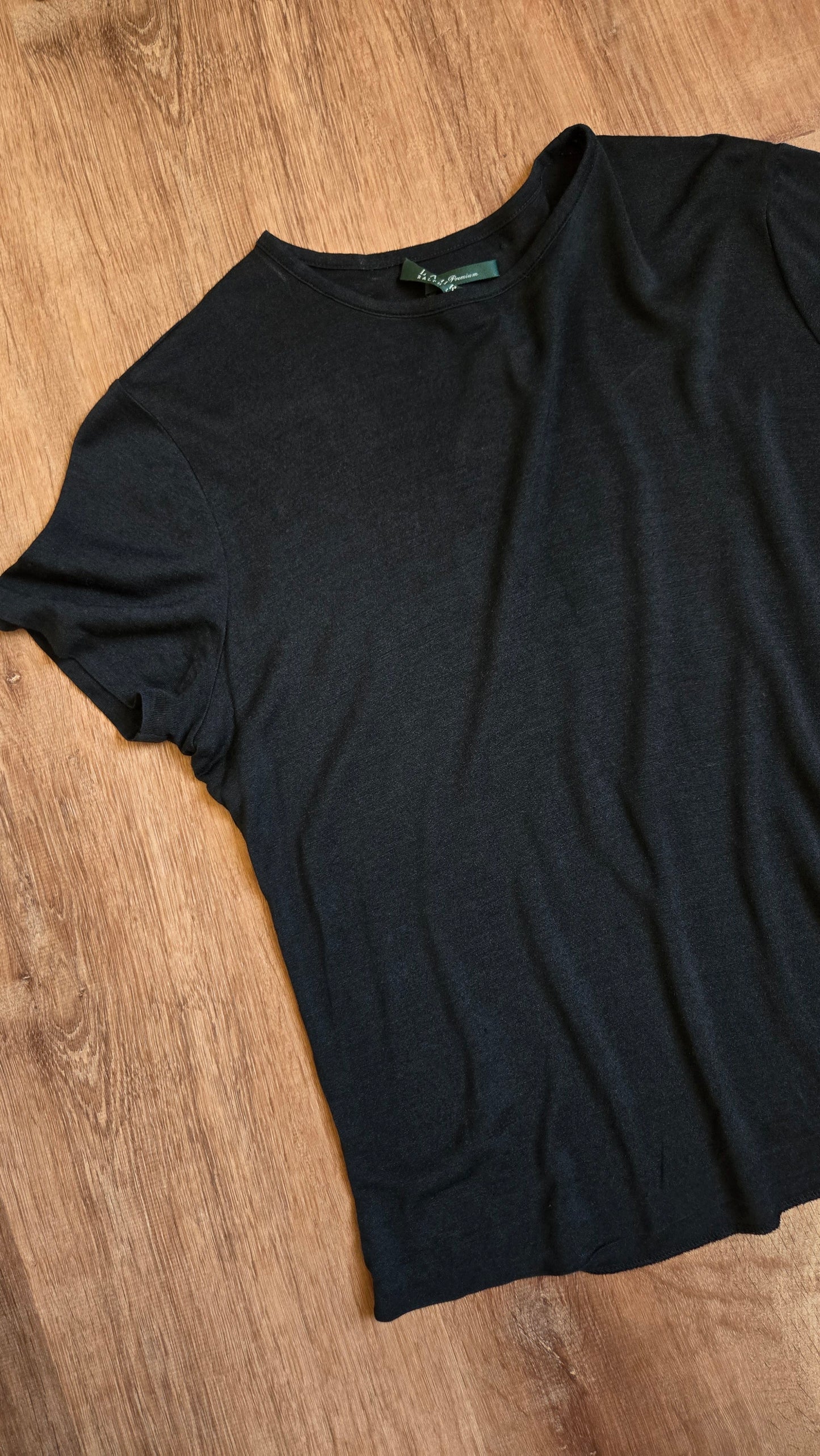 Ralph lauren black silk tee
