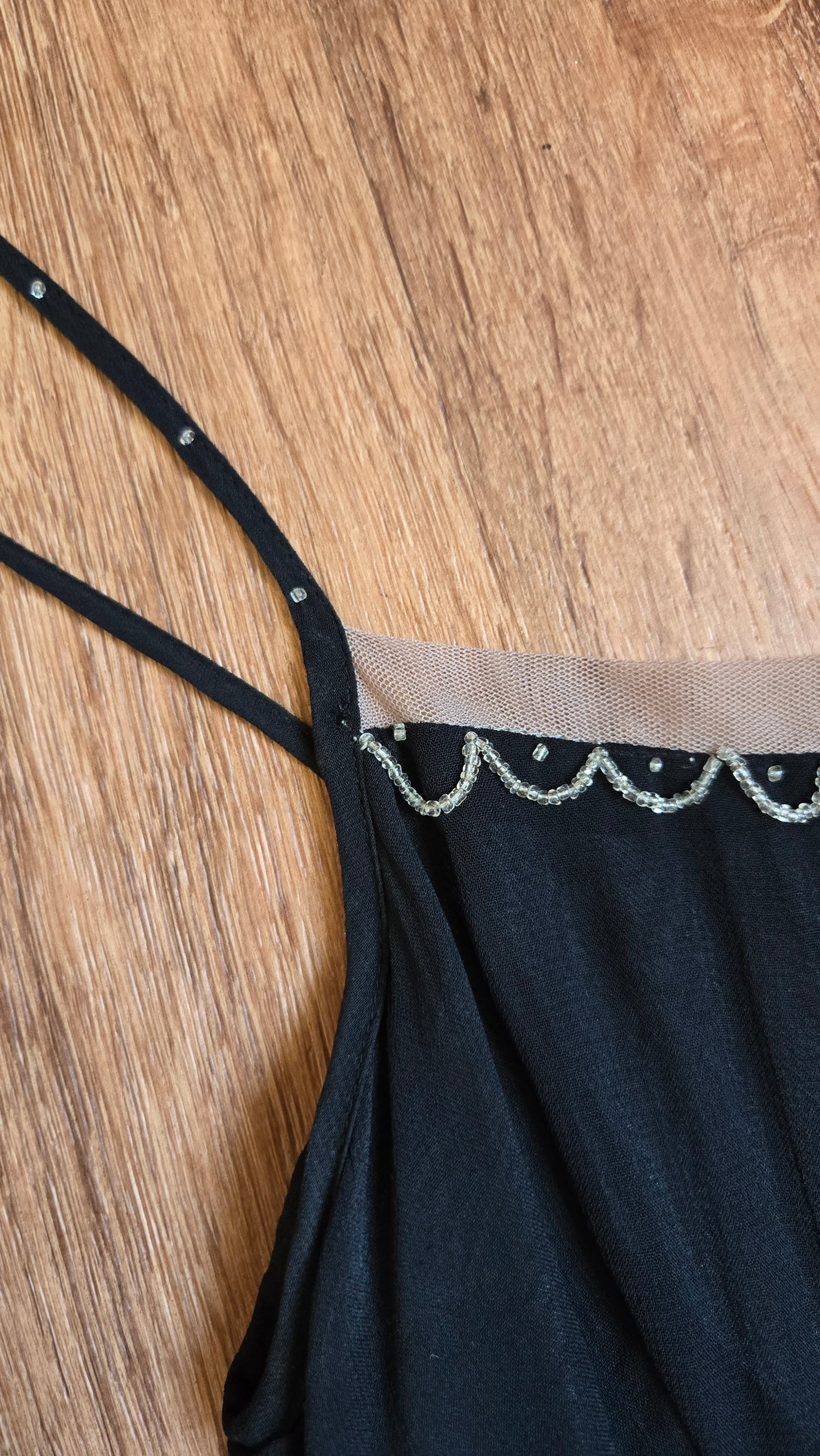 Ecote beaded slip dress - as is
