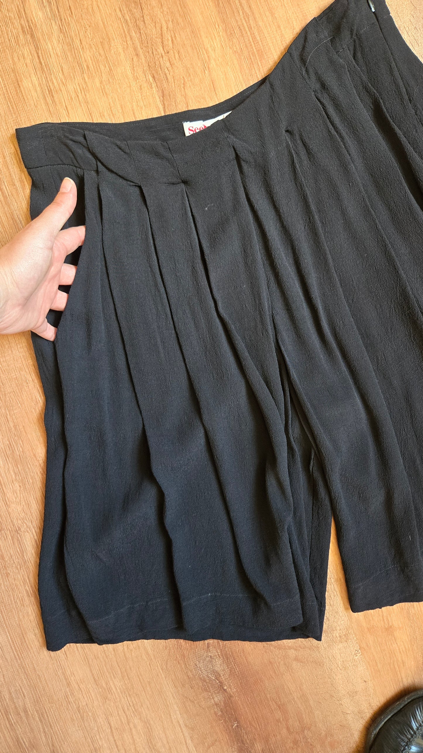 See by Chloe pleated wide leg shorts