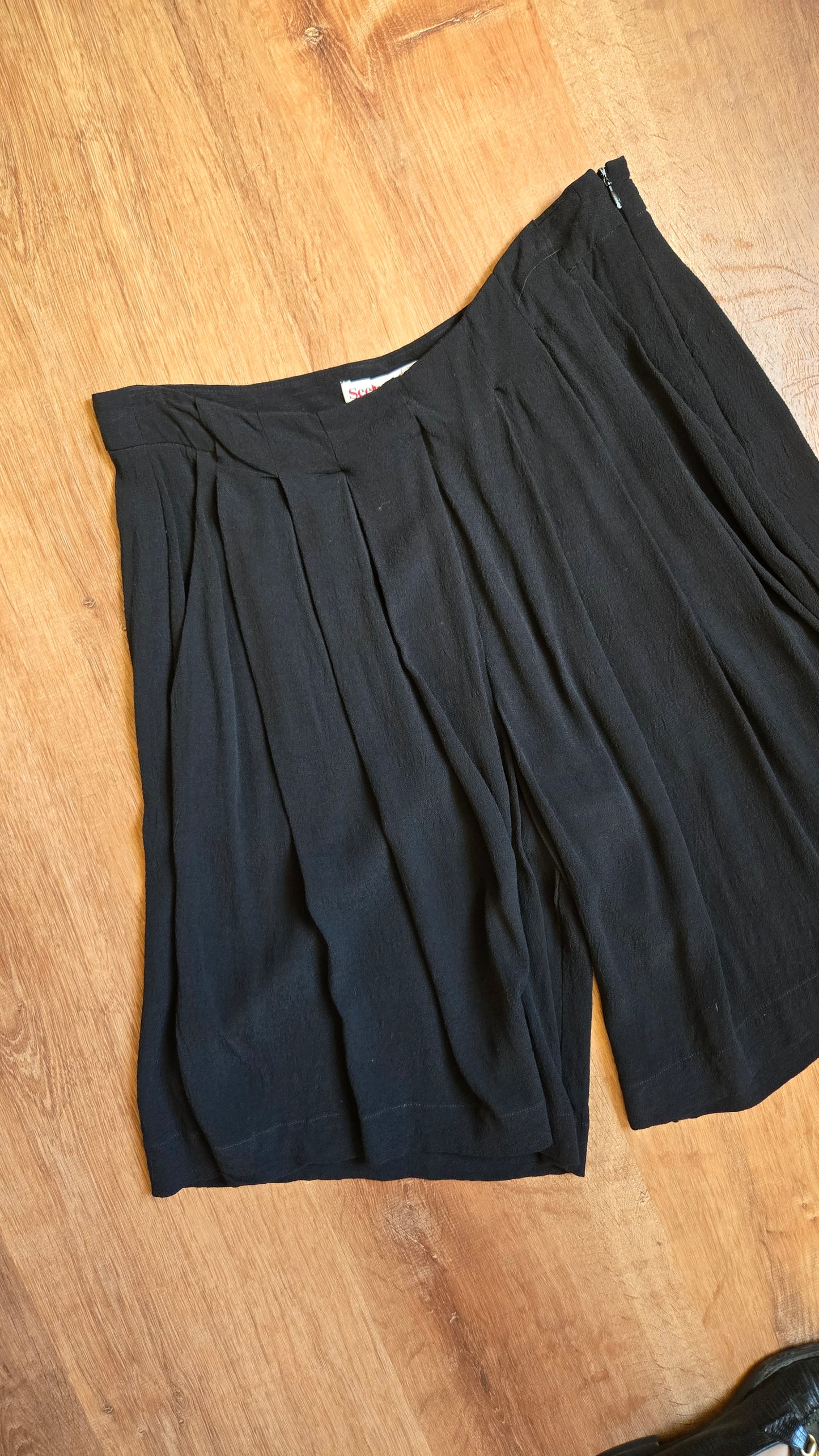 See by Chloe pleated wide leg shorts