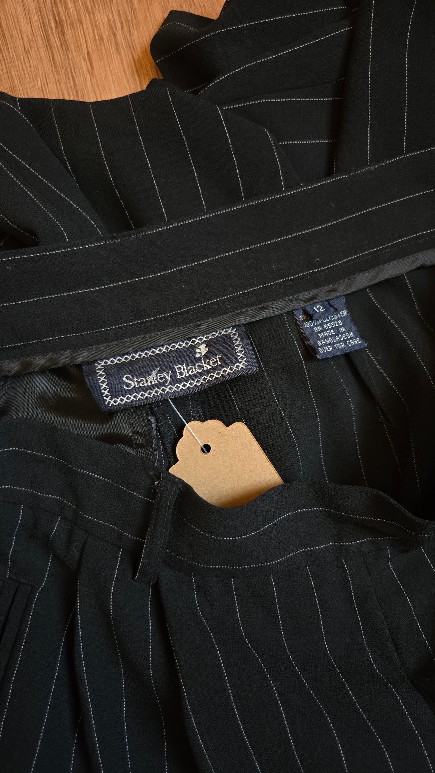 Stanley Blacker pinstripe pants