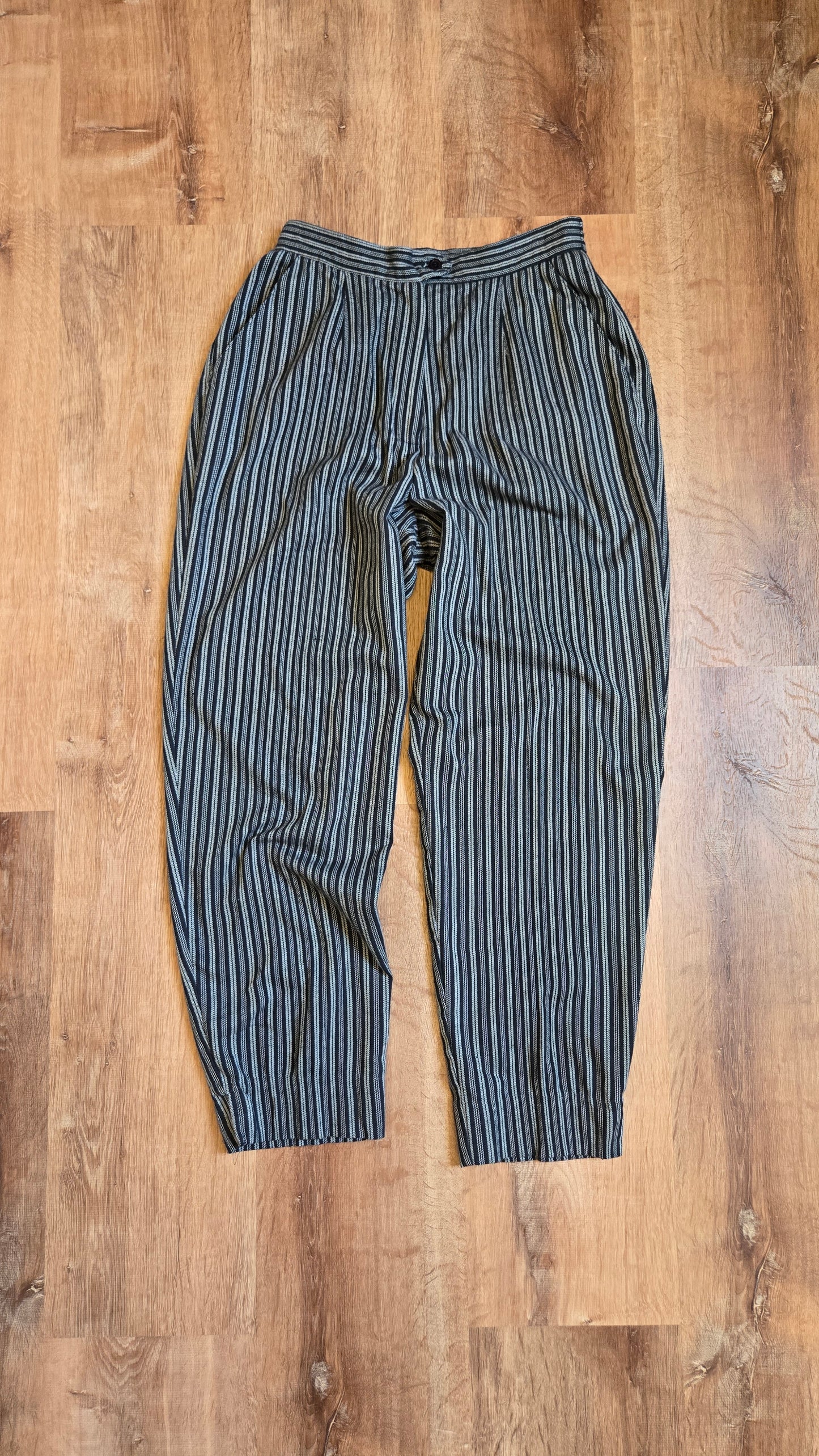 Counterparts B&W striped woven trousers