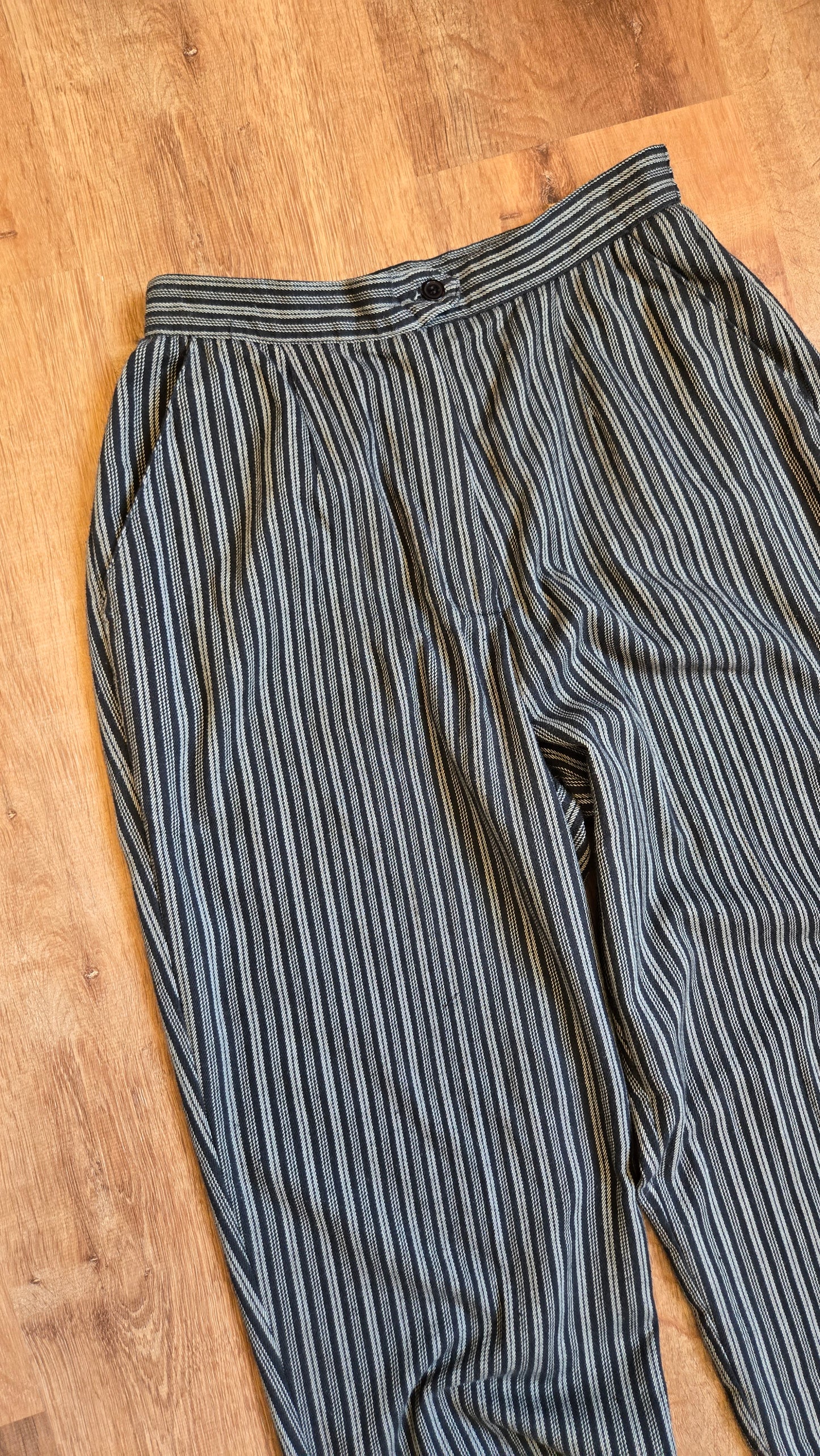 Counterparts B&W striped woven trousers