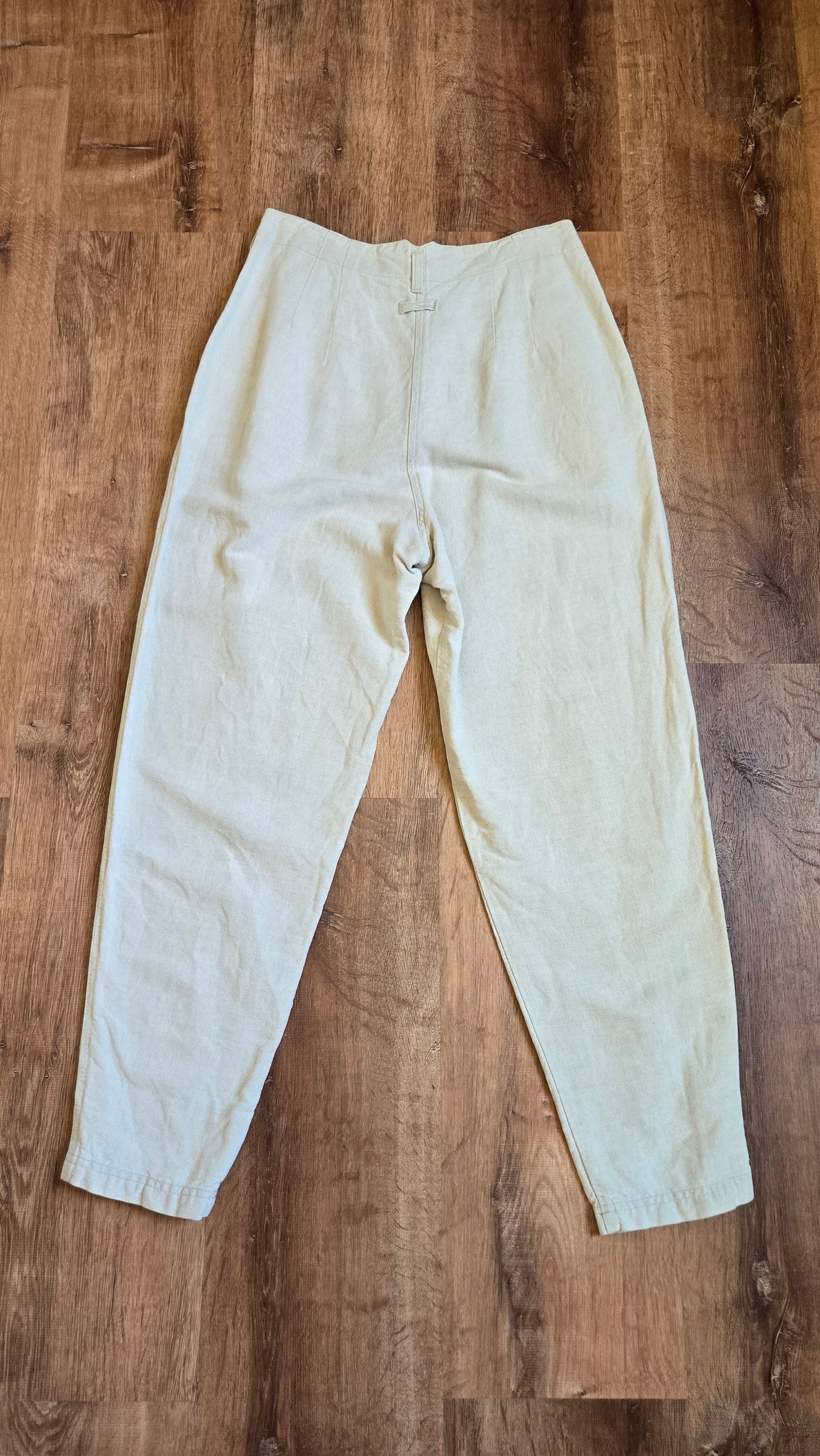 The Limited oatmeal linen trousers