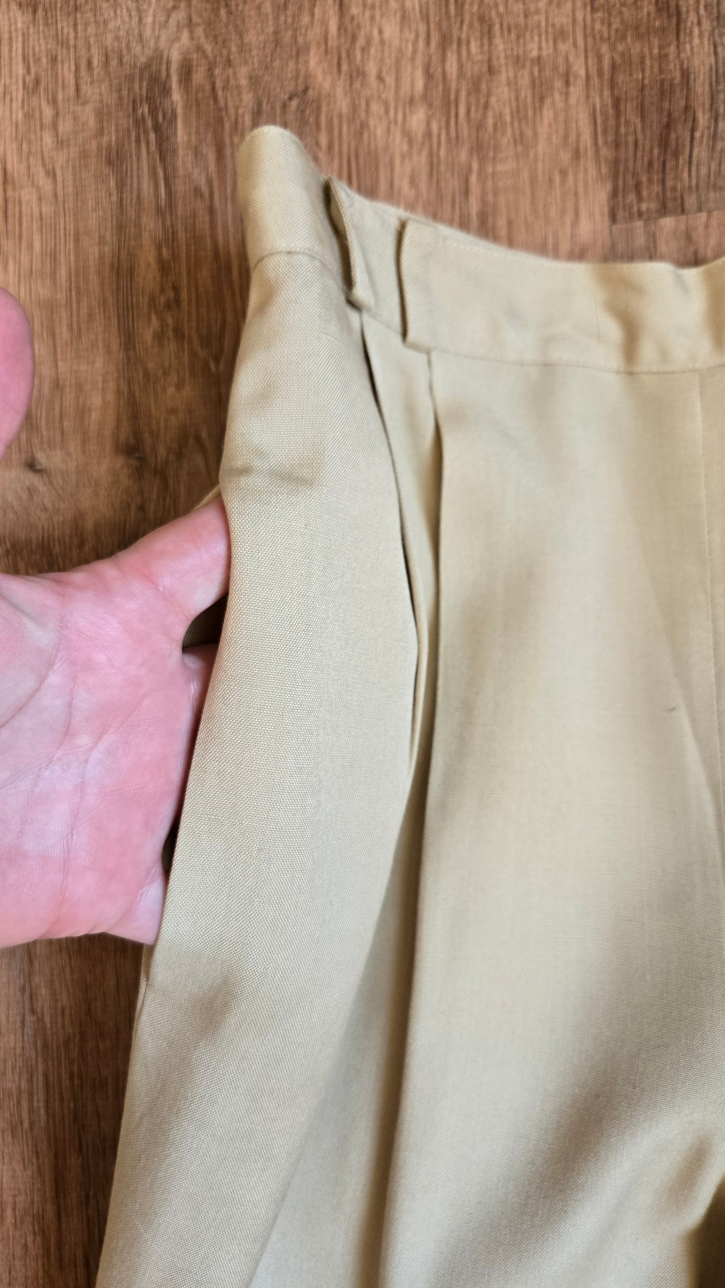 Talbots tan trousers