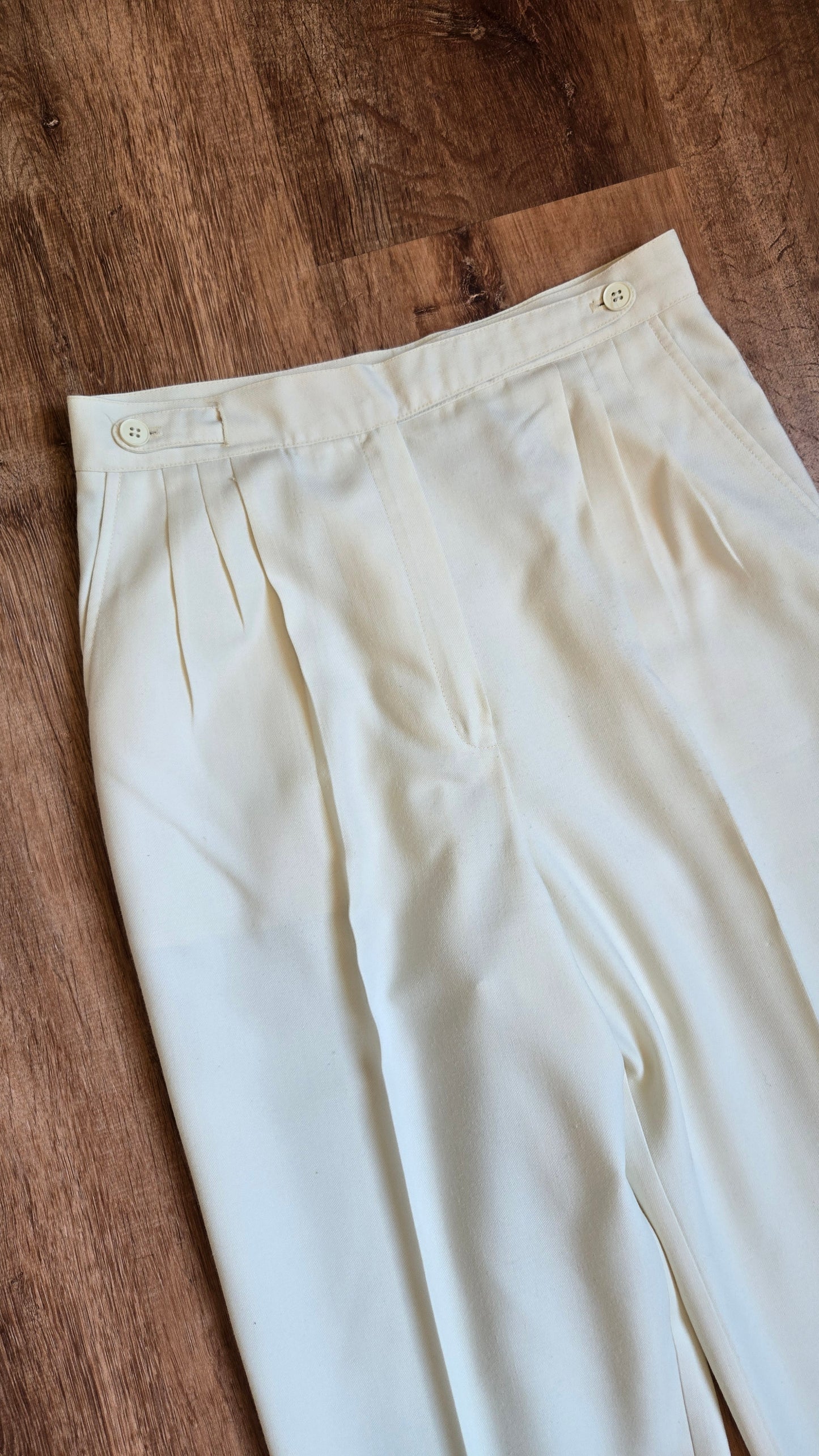 Counterparts cream cool waistband pants