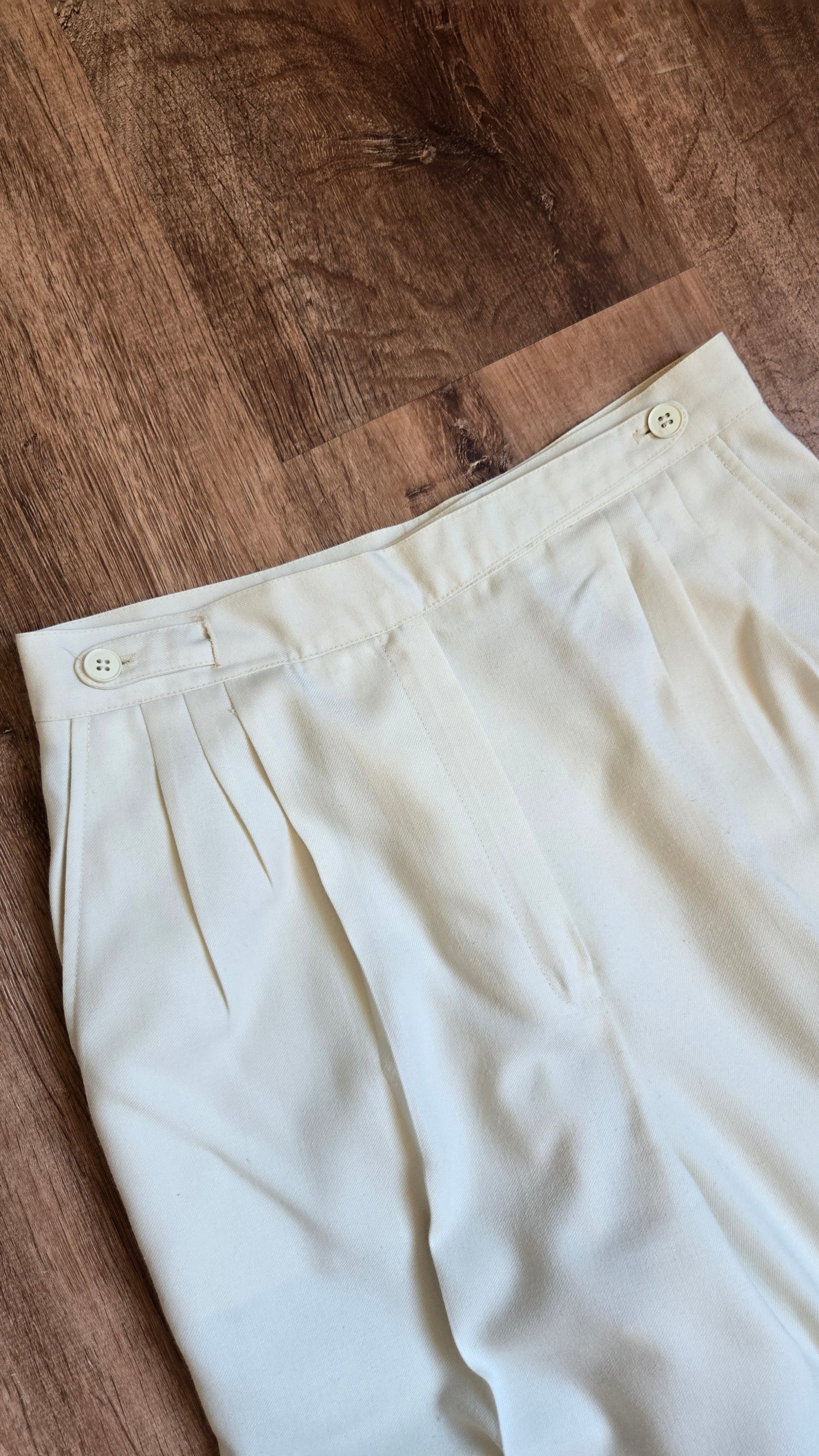 Counterparts cream cool waistband pants