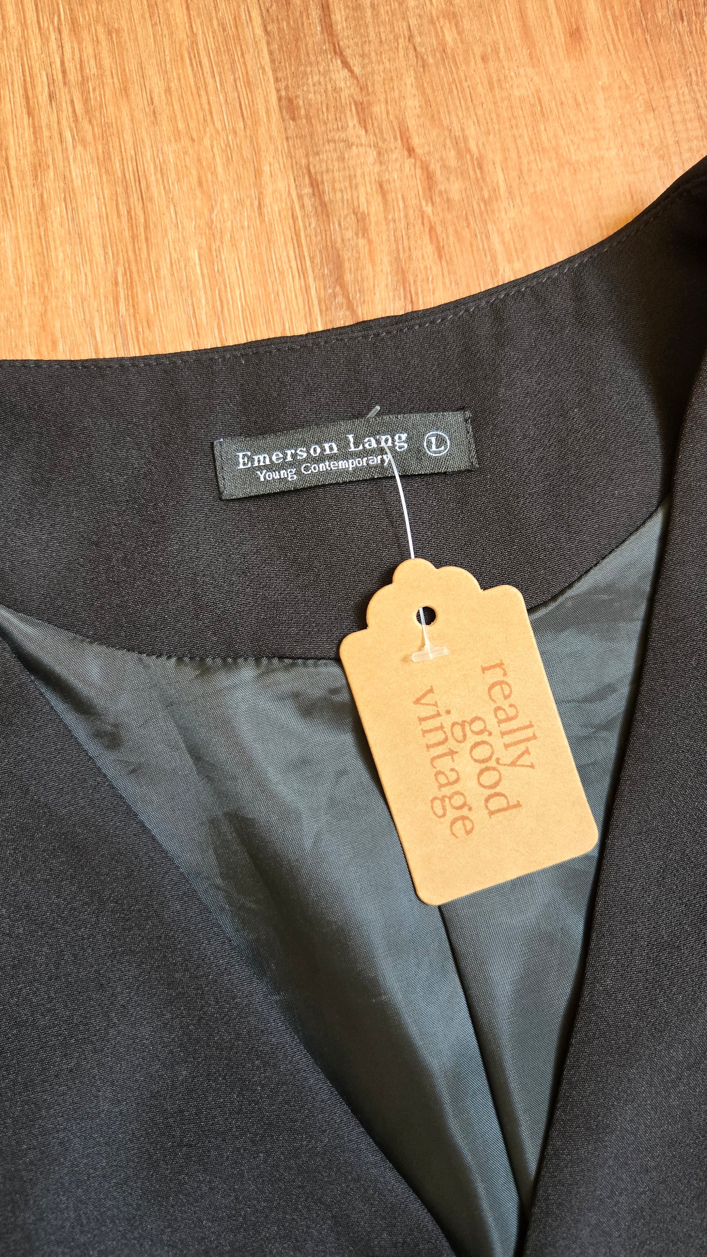 Emerson Lane black vest