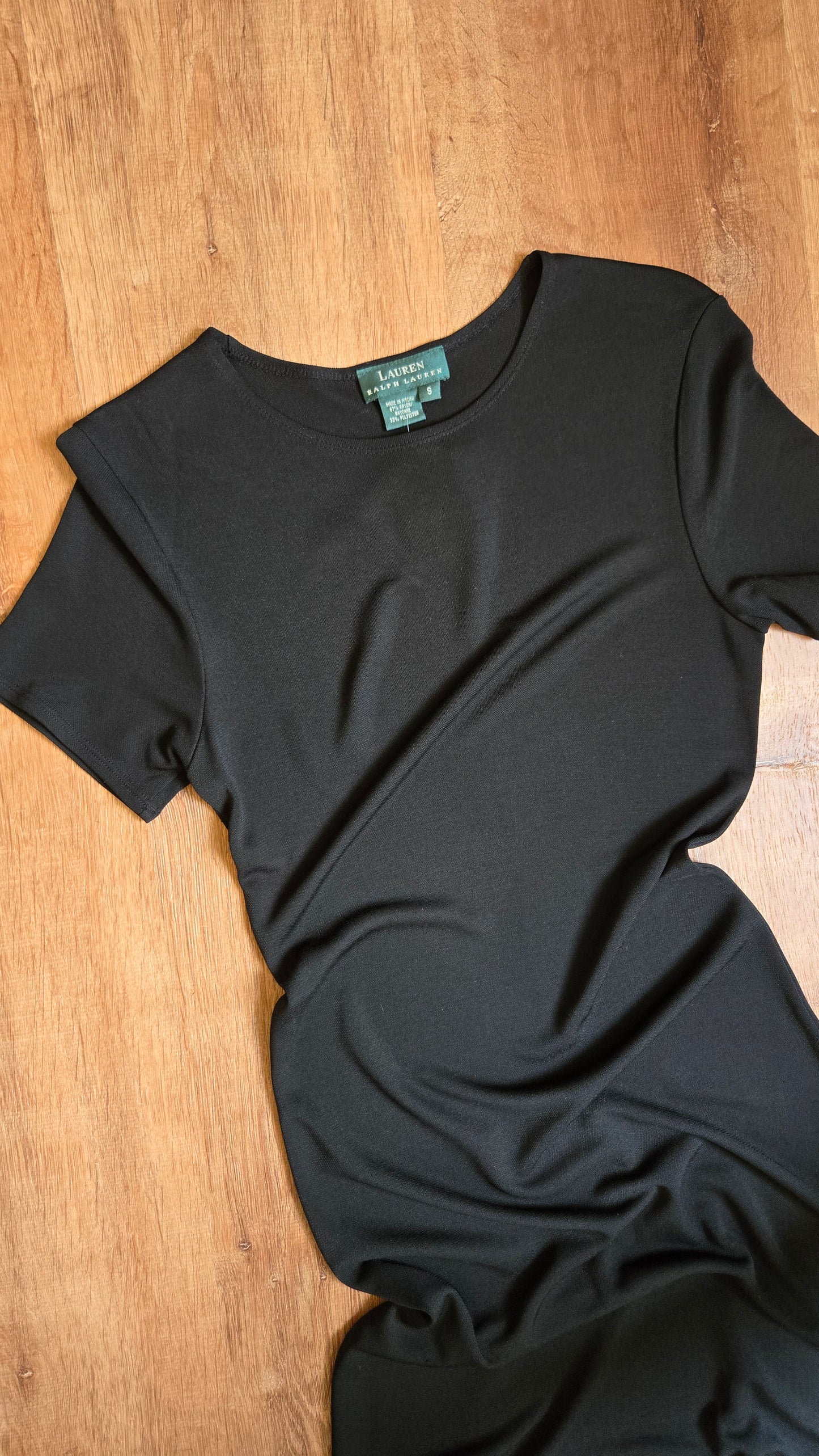 Ralph Lauren black bodycon dress