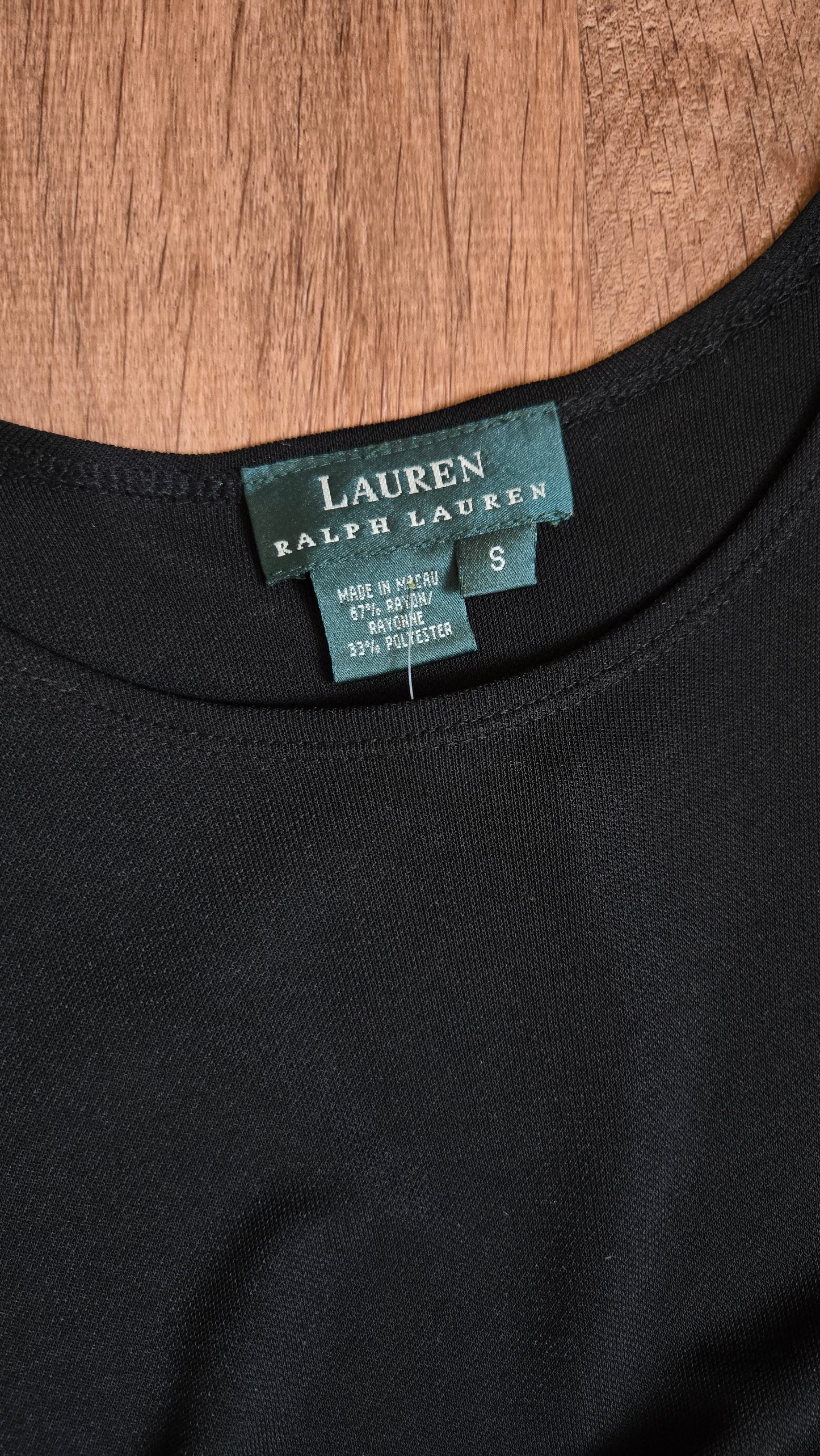 Ralph Lauren black bodycon dress