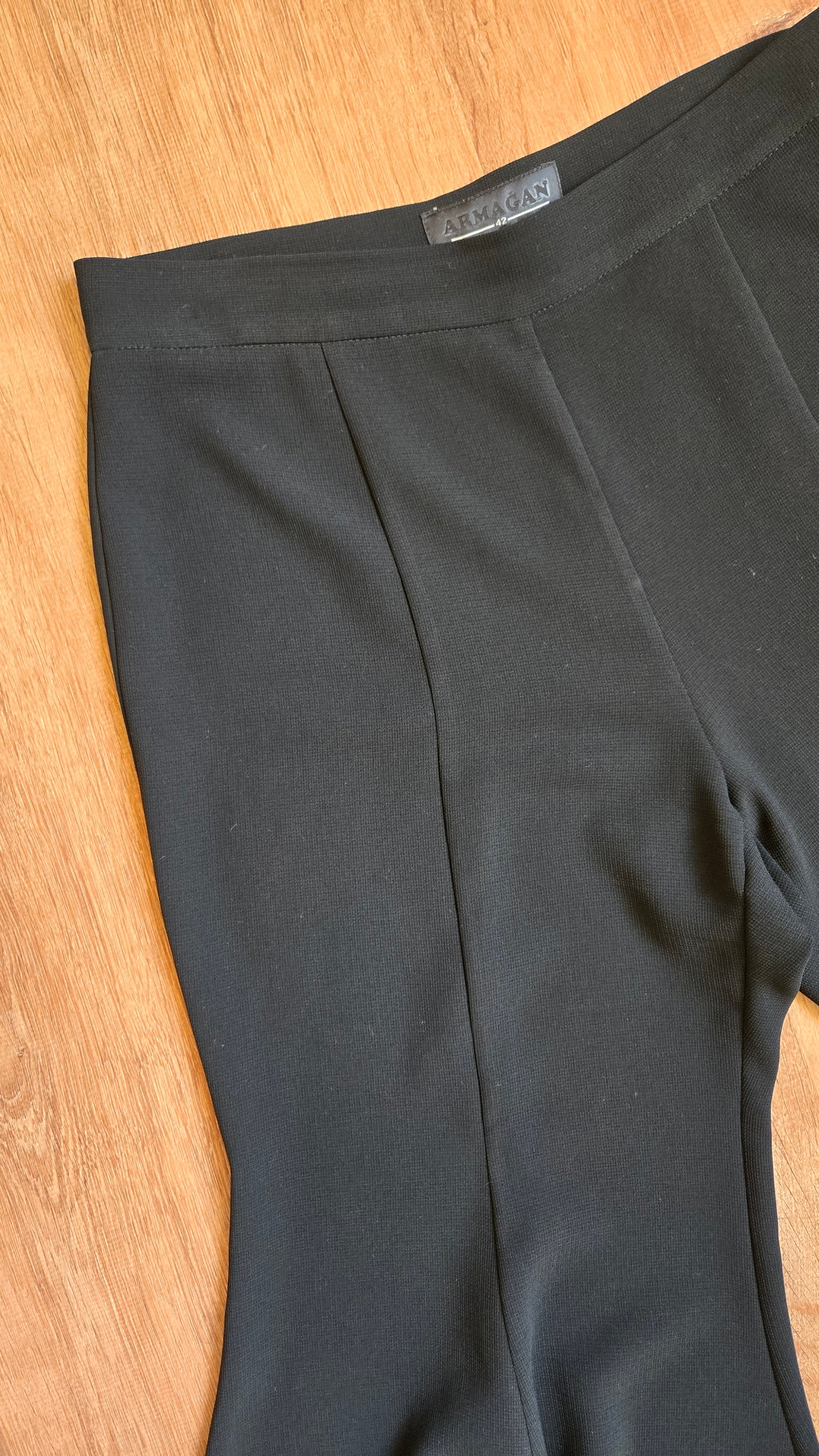 Giant black bell bottoms