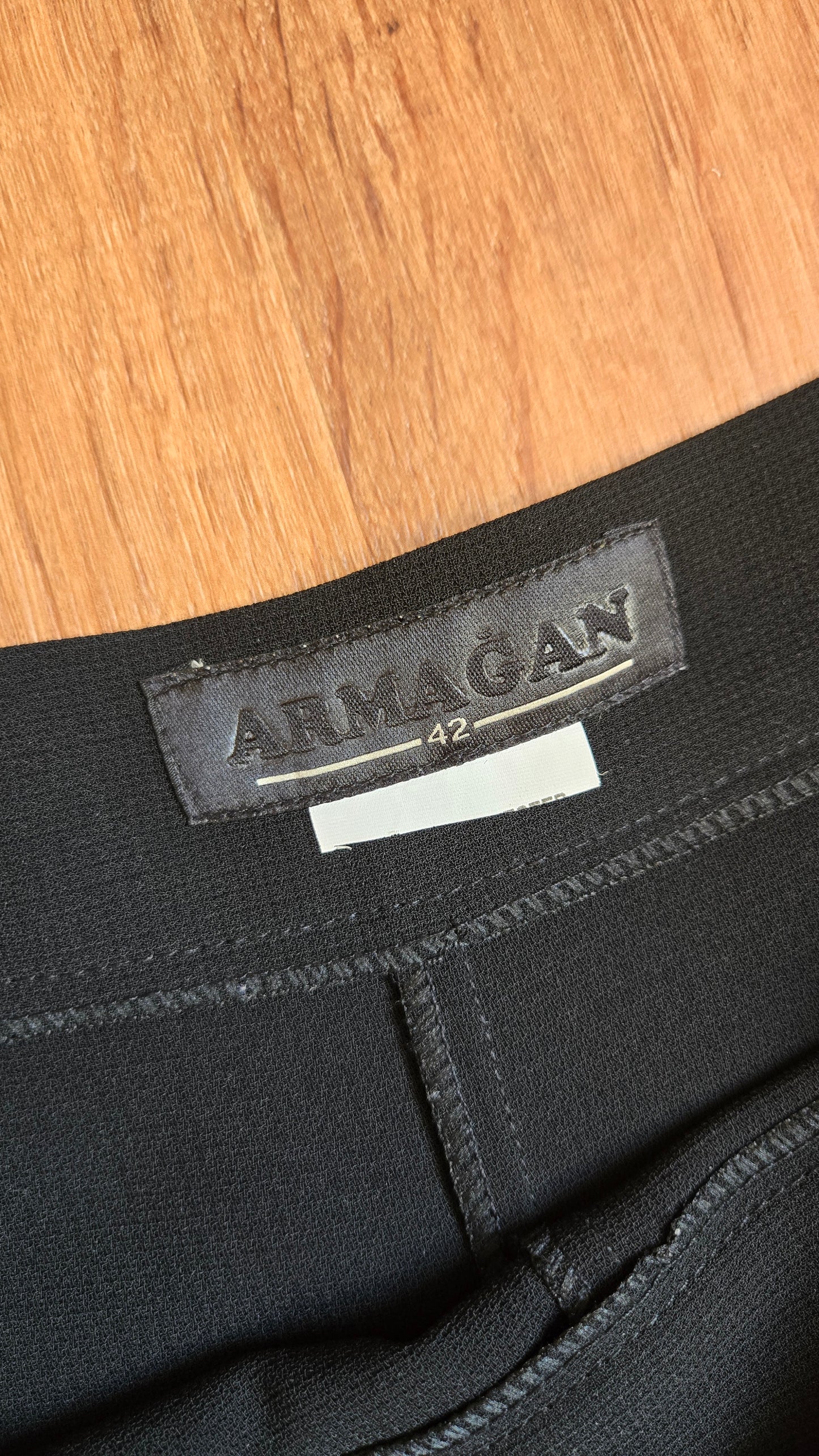 Giant black bell bottoms