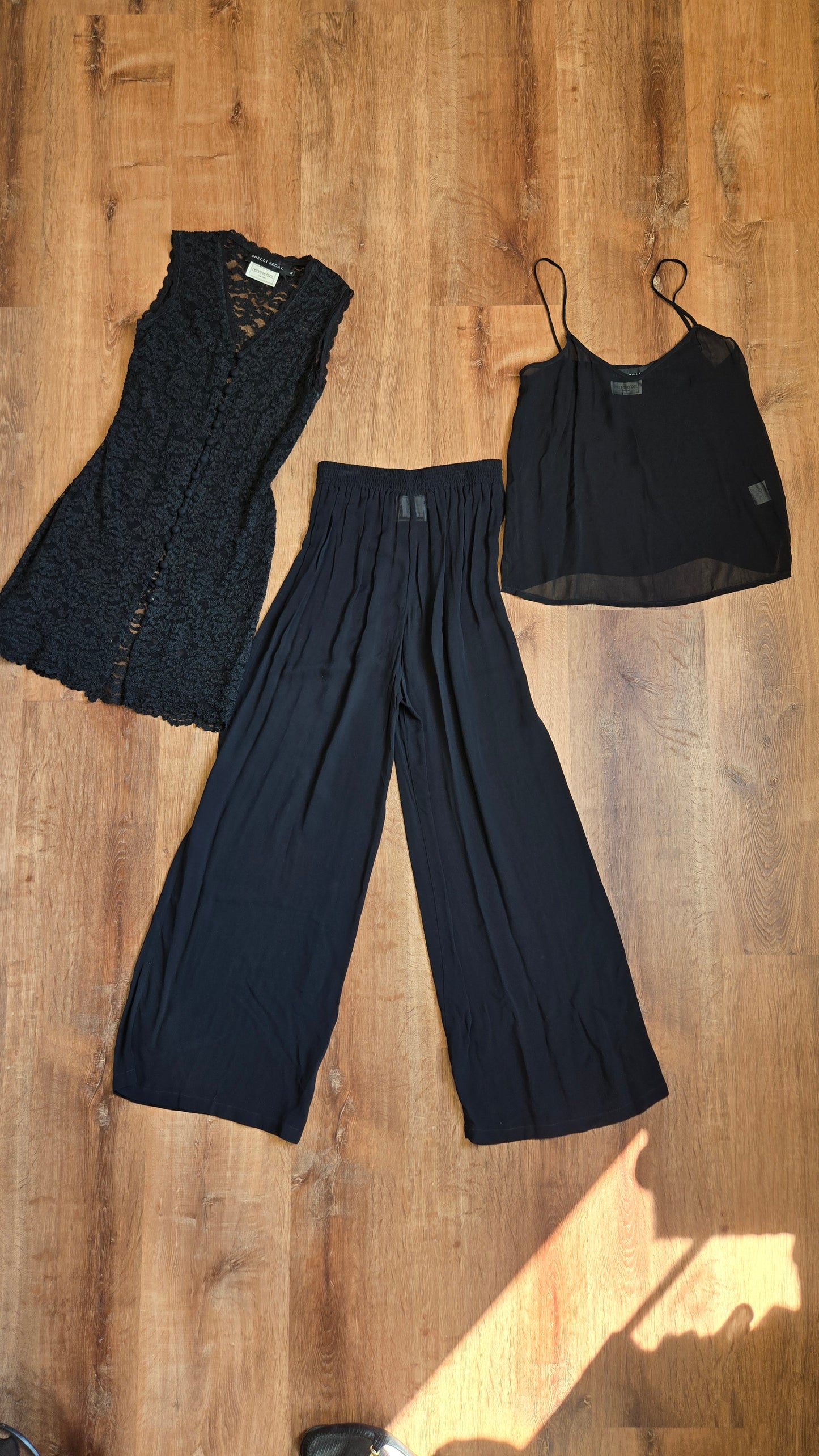 Henri Bendel three-piece sheer set