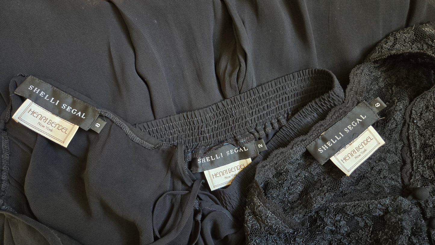 Henri Bendel three-piece sheer set