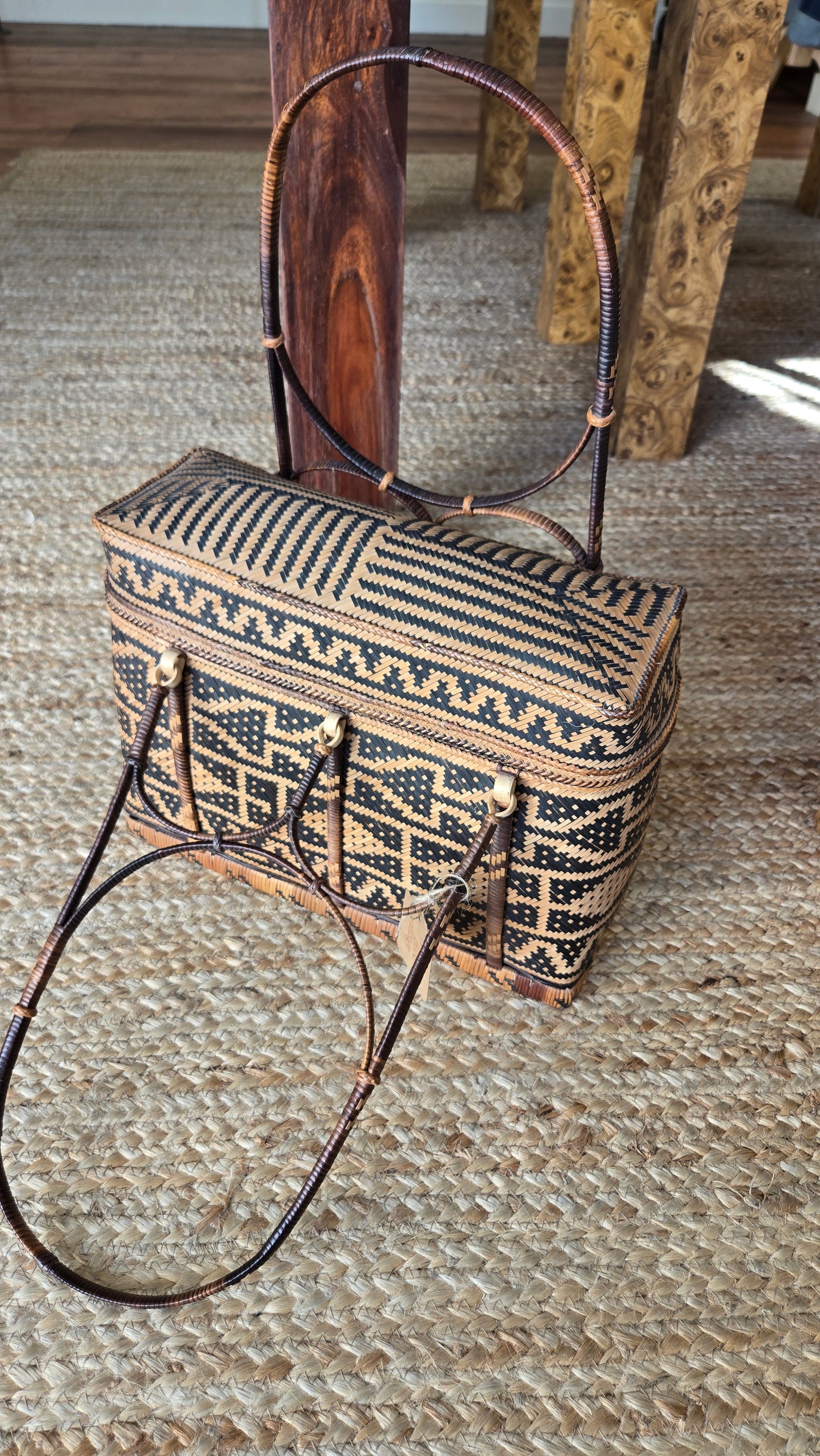 Filipino Tiruray Tribe basket purse