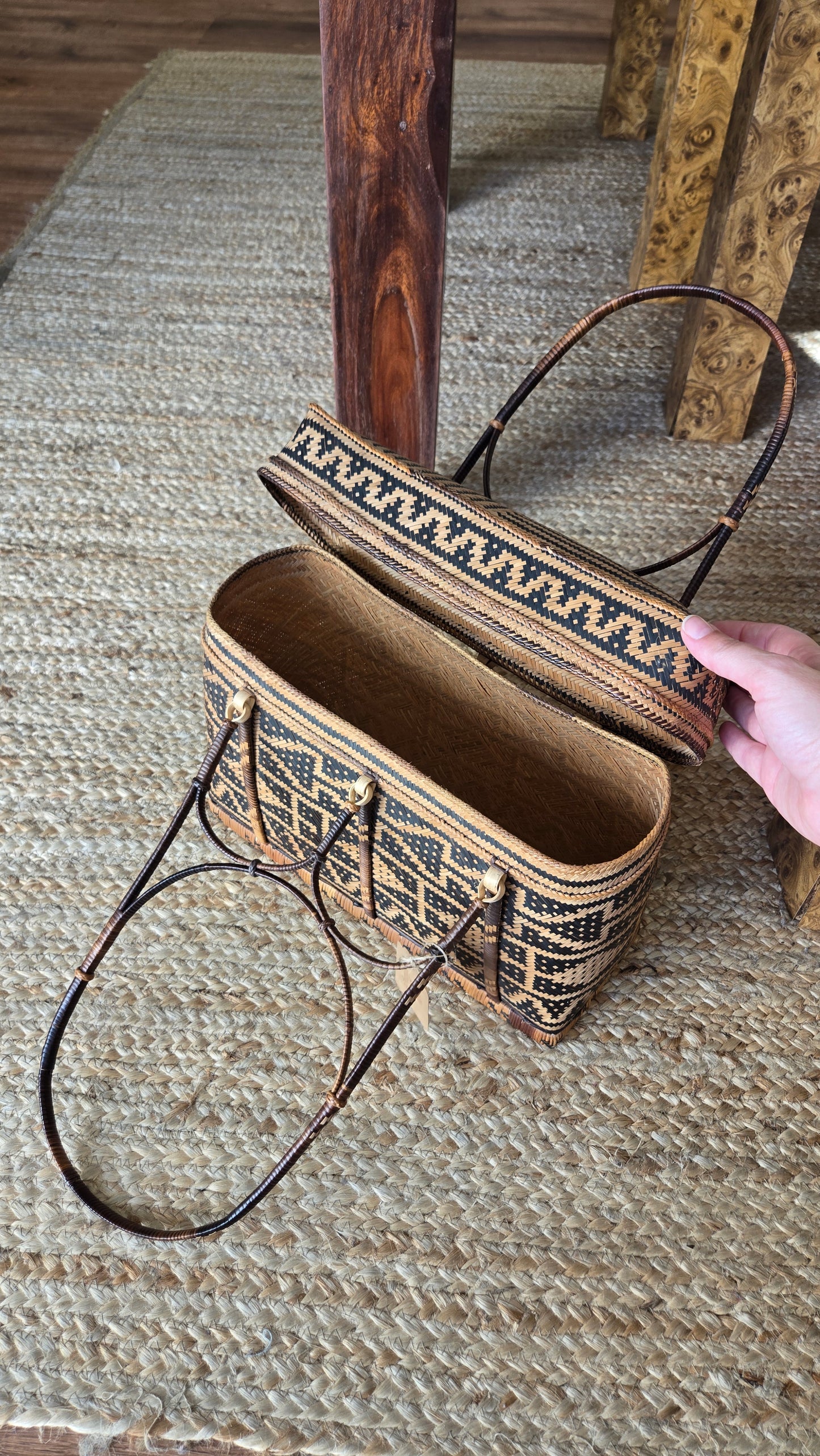 Filipino Tiruray Tribe basket purse