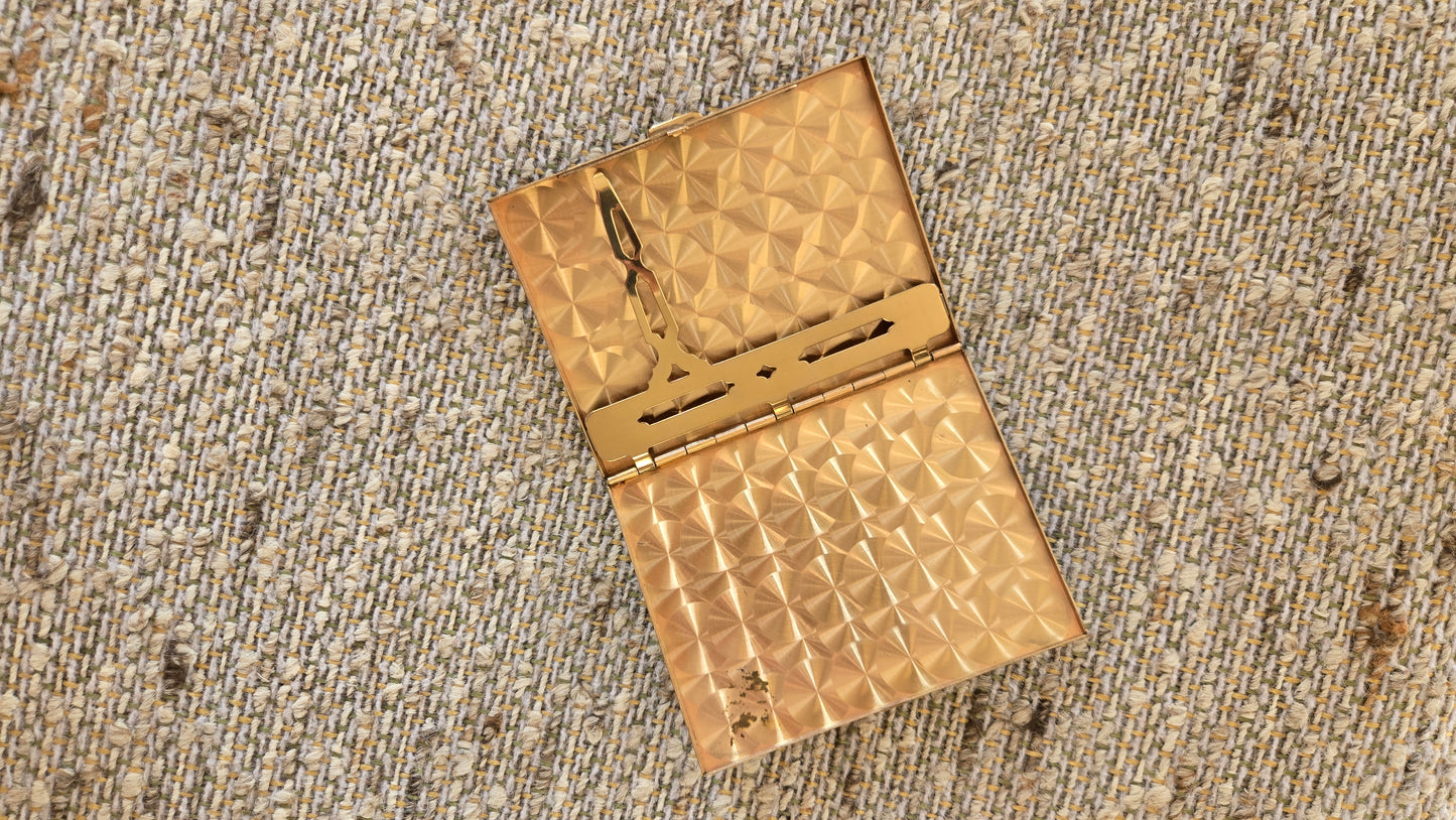 Mother of pearl & pearl cigarette/card case