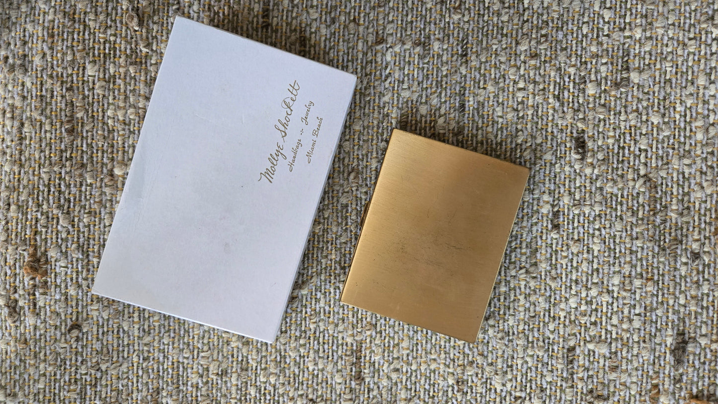 Mother of pearl & pearl cigarette/card case