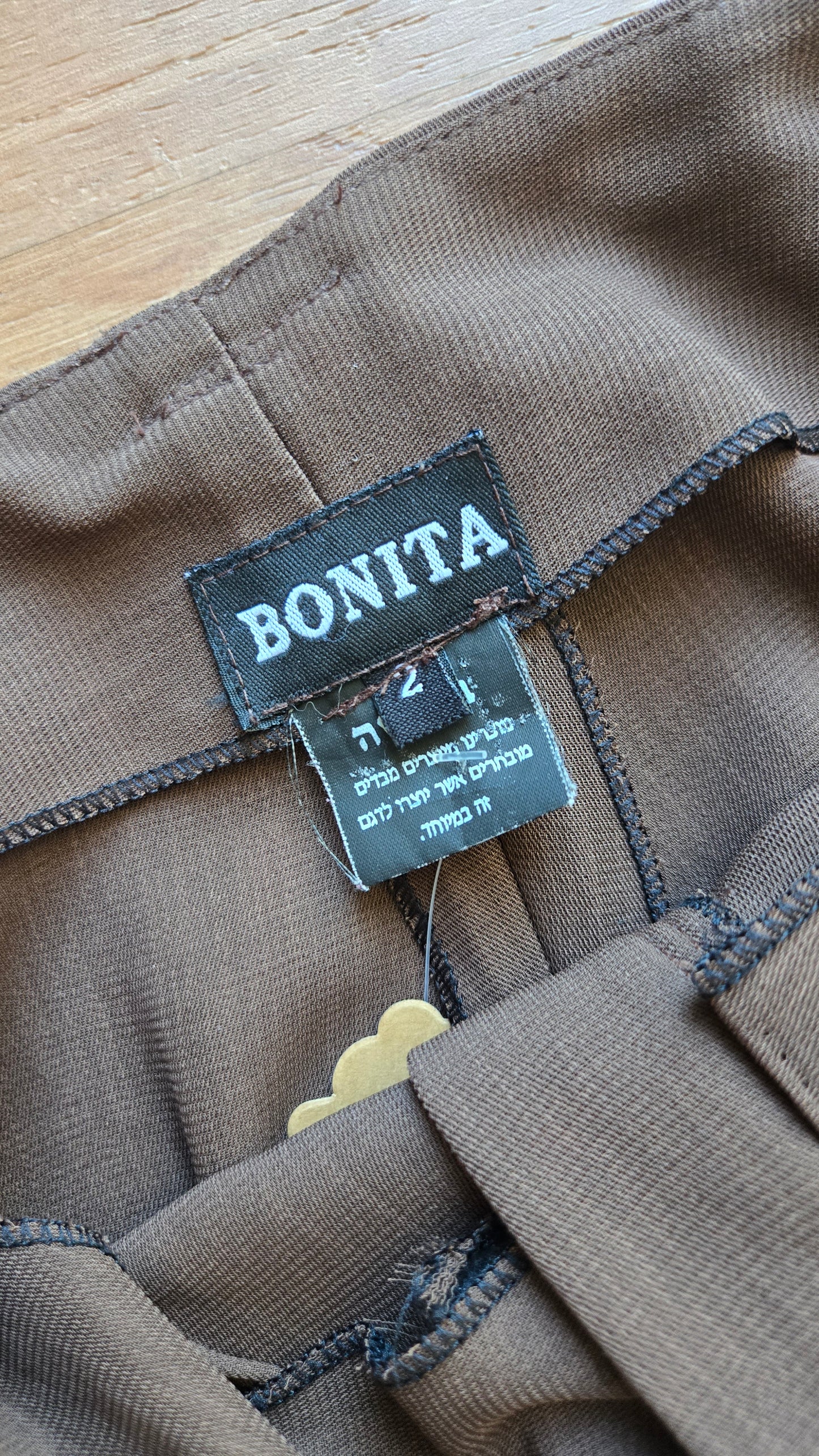 Bonita petite brown wide leg pants