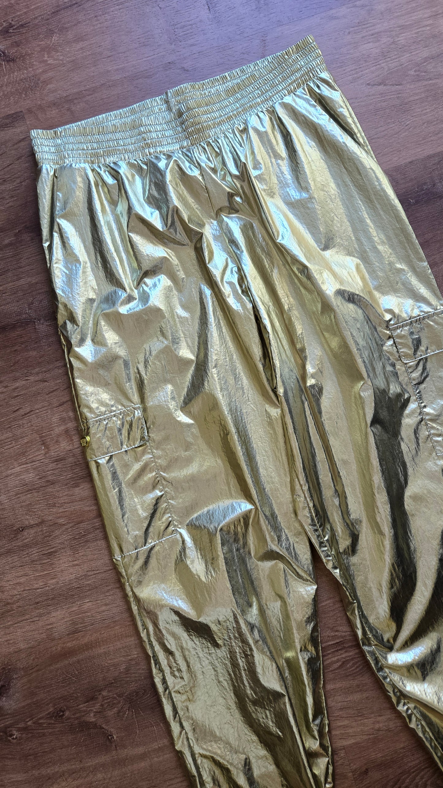 Victoria Sport gold cargo joggers