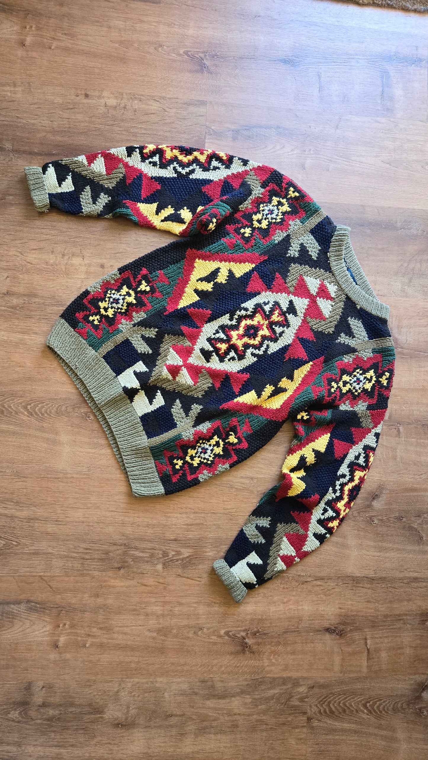 Byford chunky silk southwest sweater