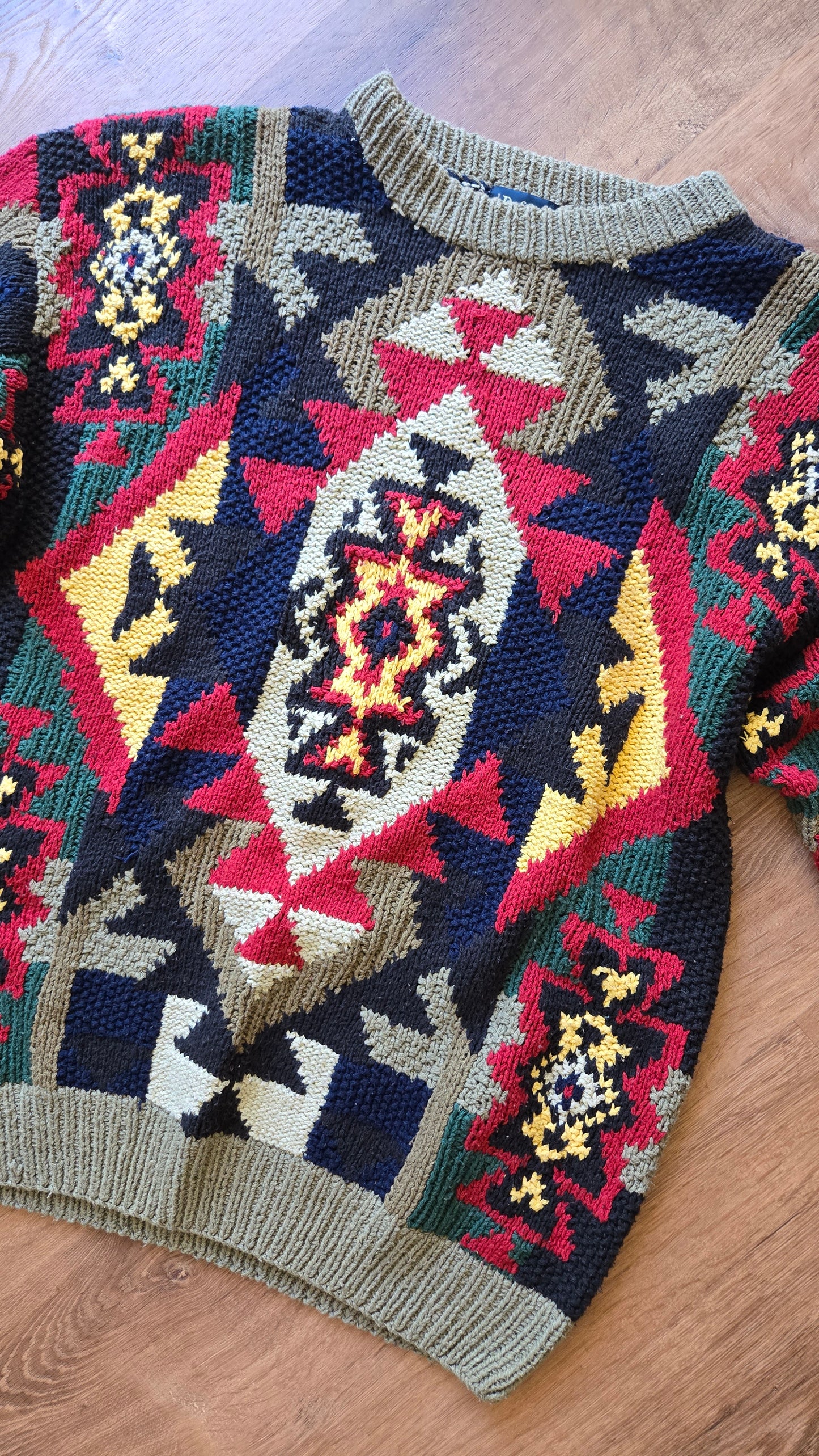 Byford chunky silk southwest sweater