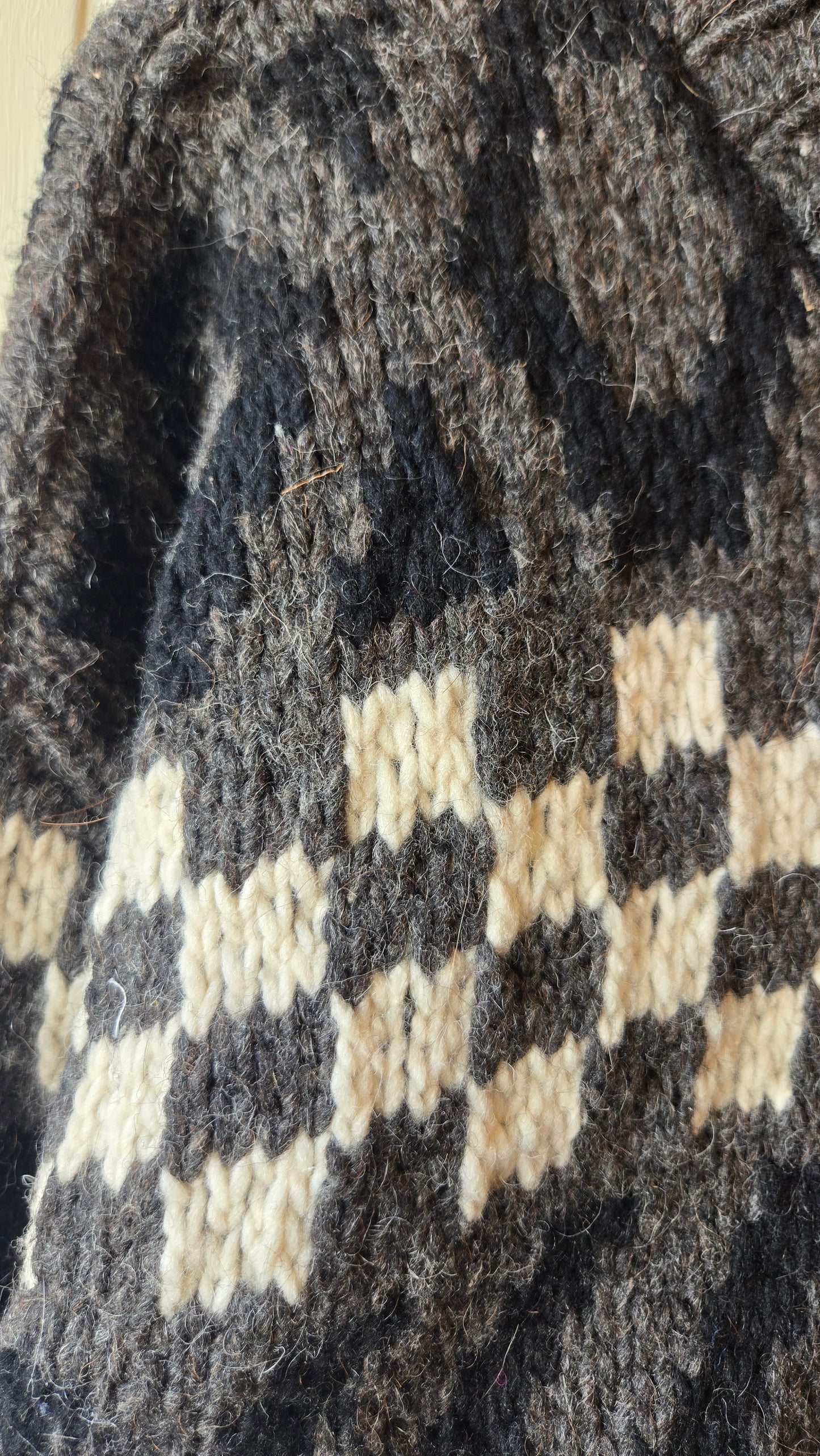 Chunky wool sweater jacket