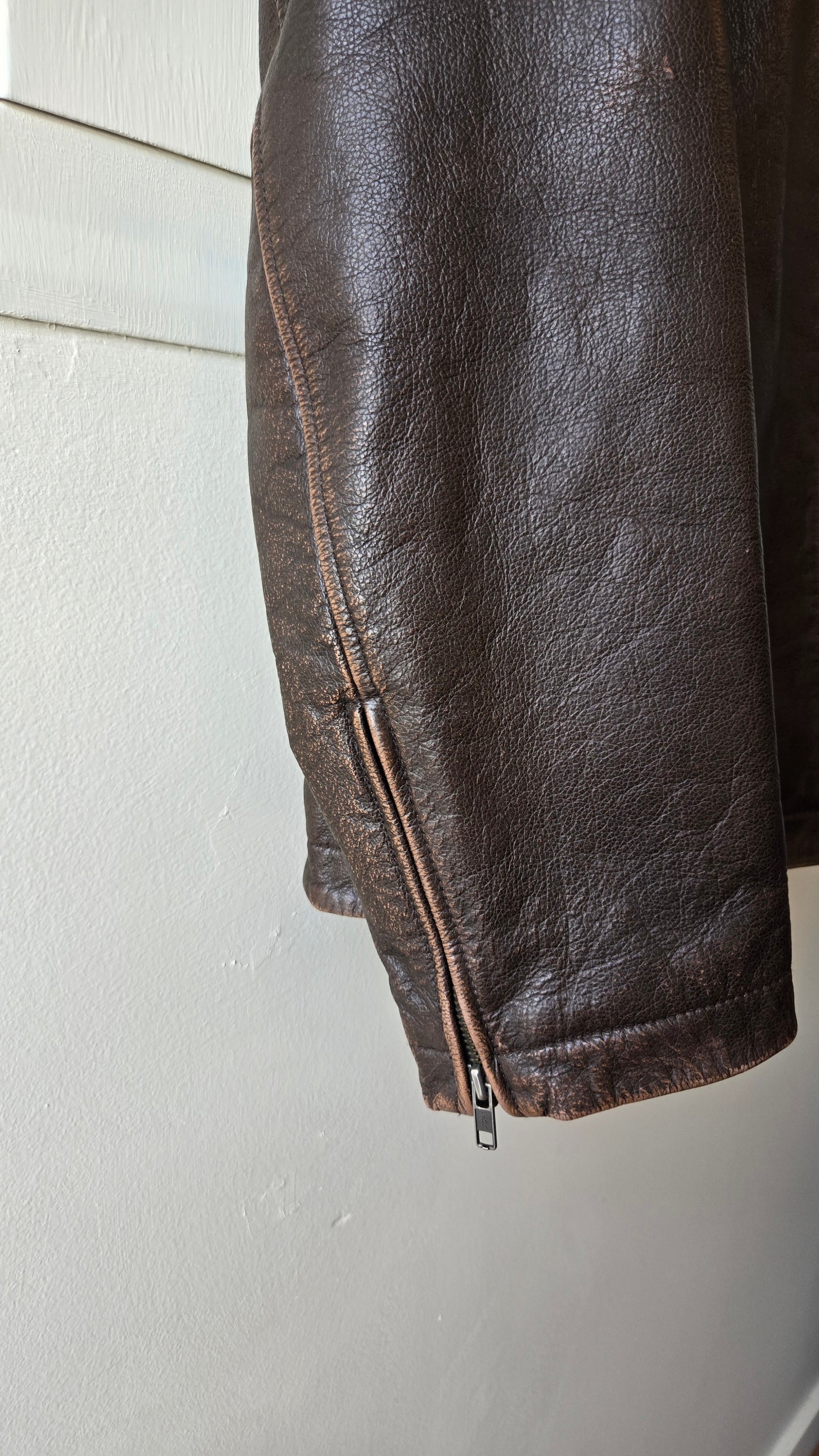 Cherokee brown leather jacket