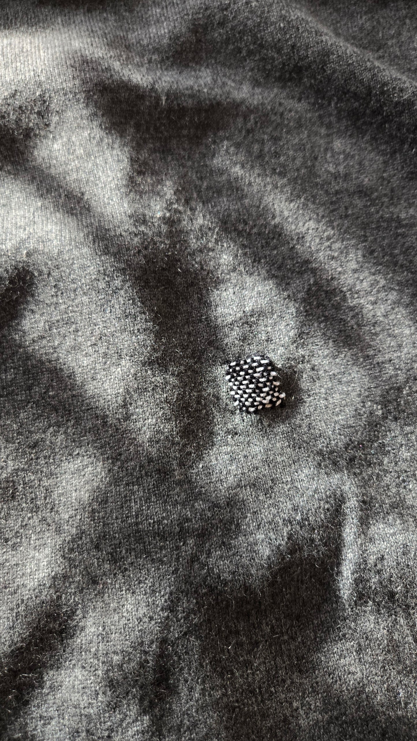 Charcoal cashmere cardigan