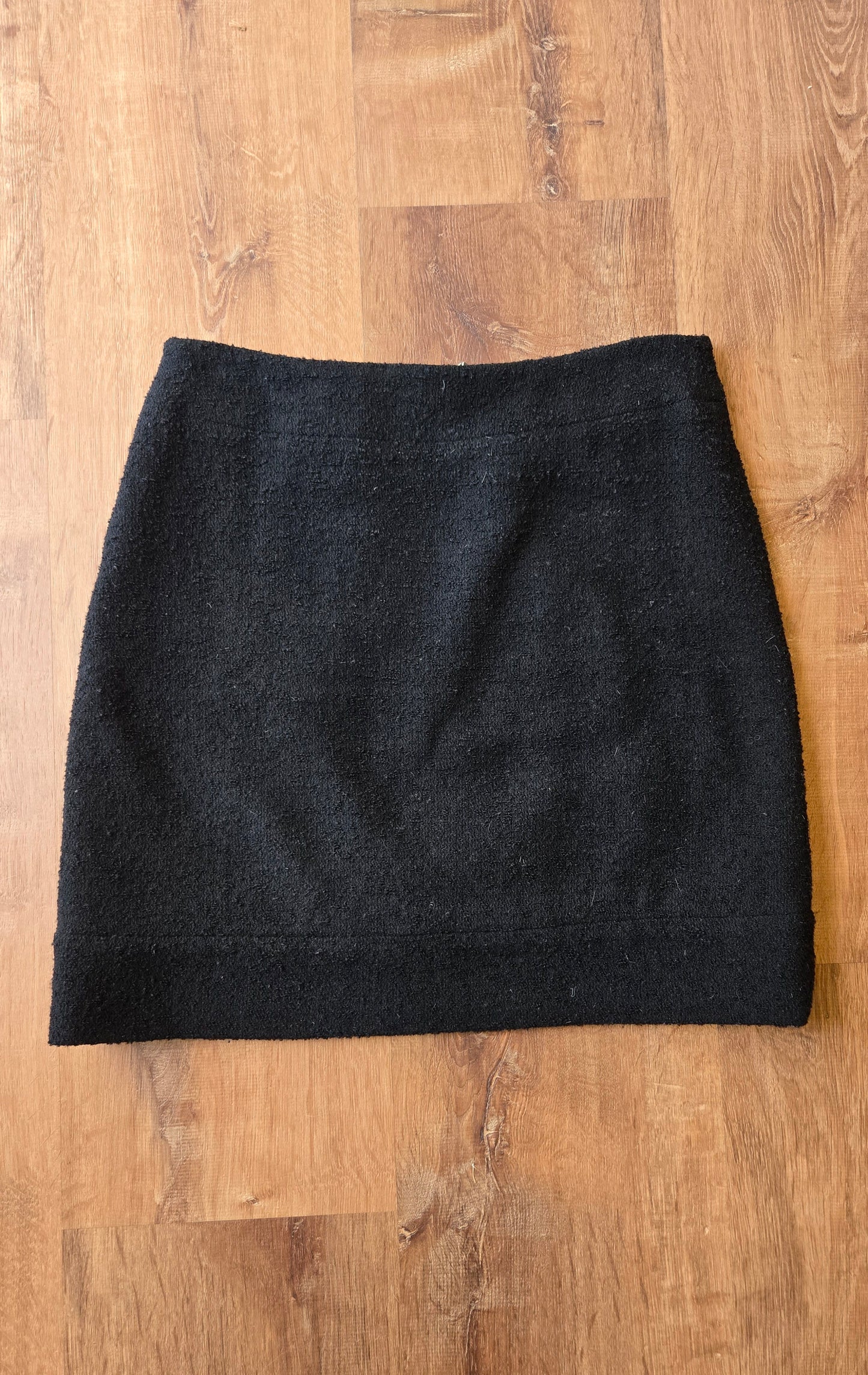 Yoana Baraschi black button boucle mini skirt
