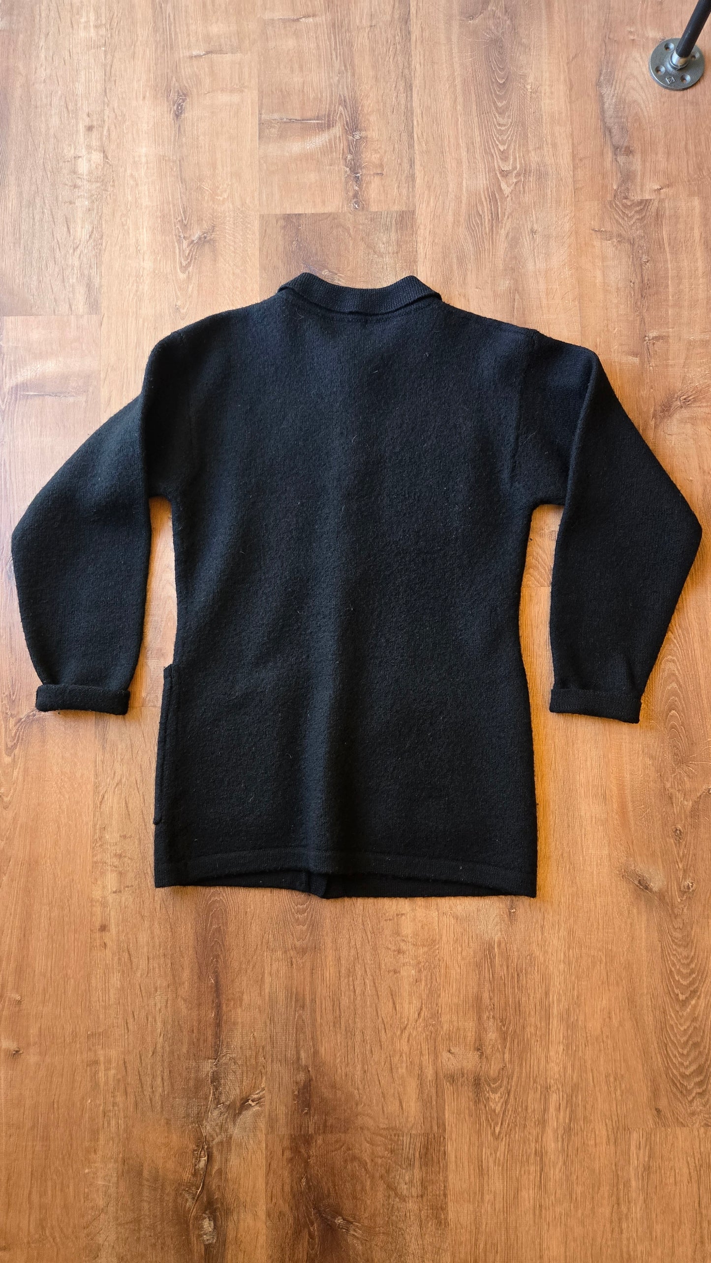 NY Based black wool jacket