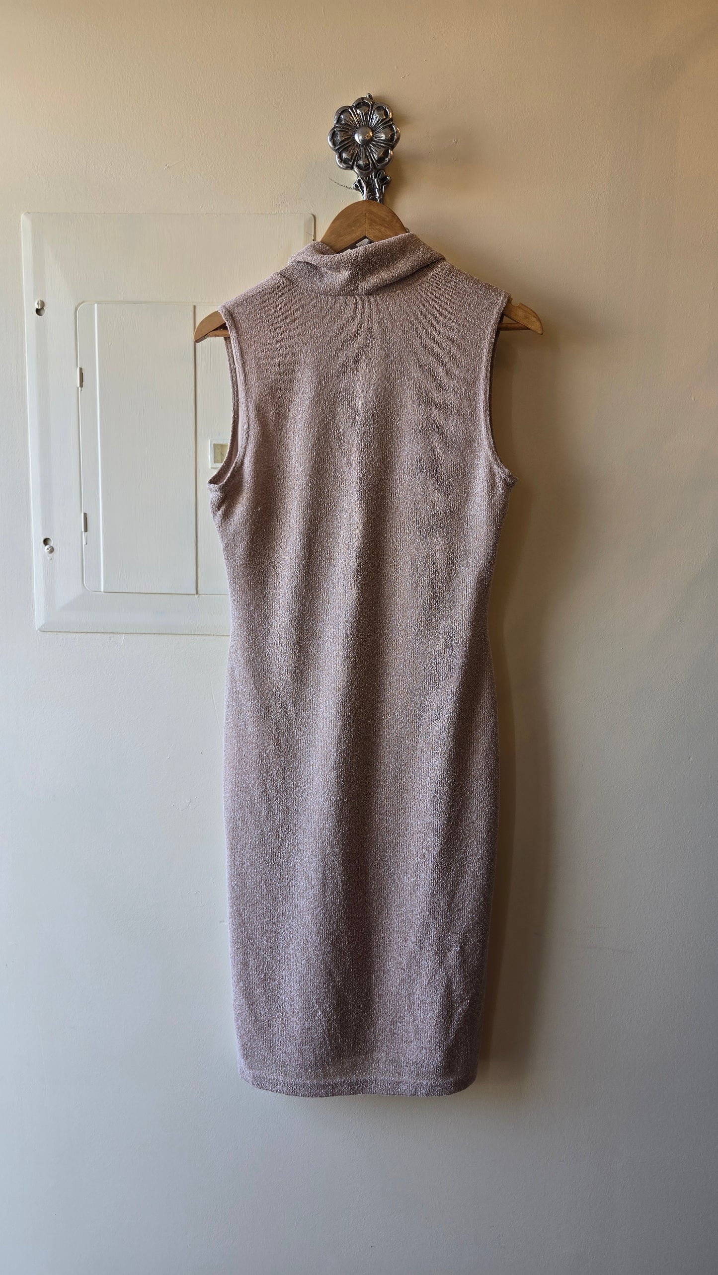 Studio Connection beige cowl dress